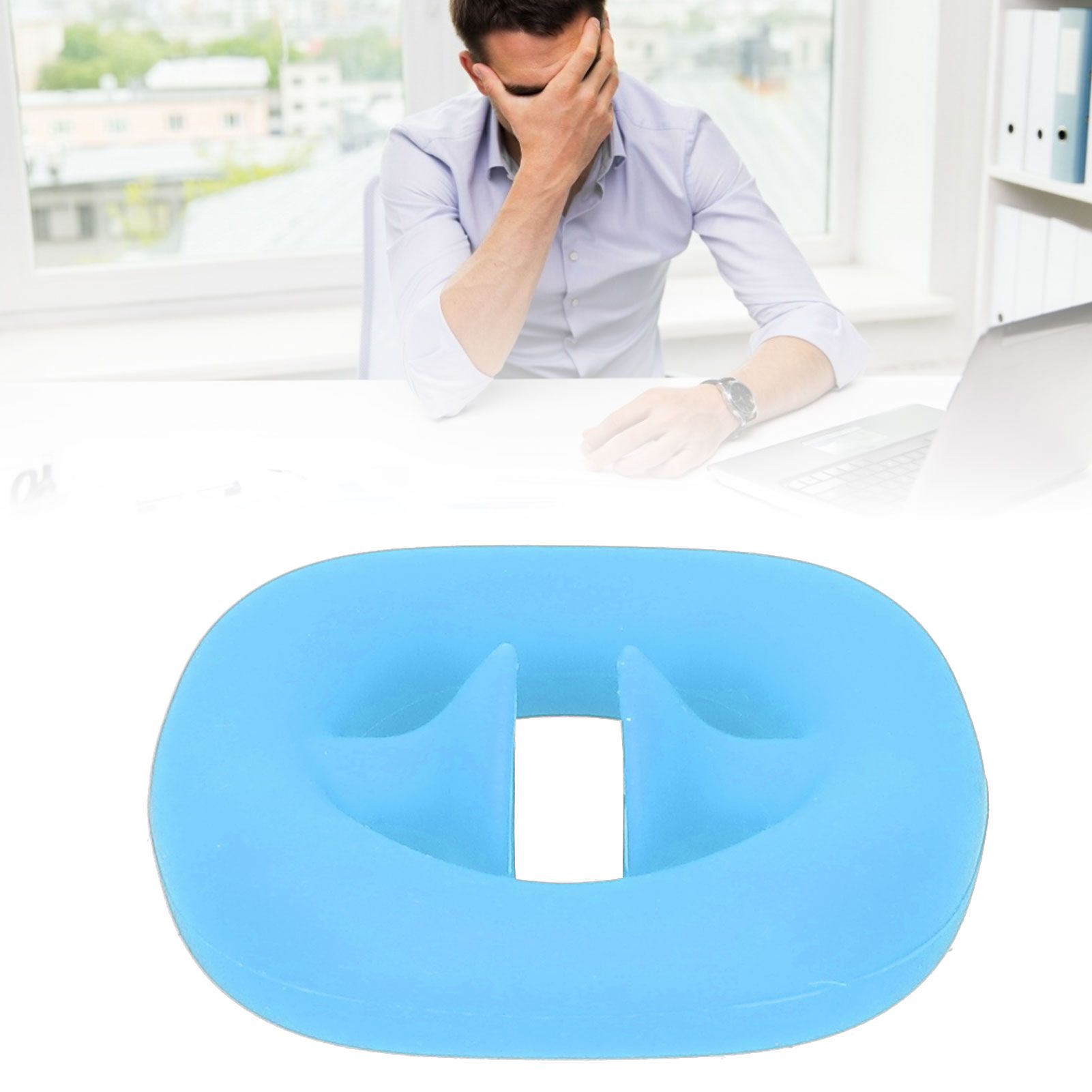 Silicone Hand Grip Hand Muscle Exercise Strength Training Massage Grip Stress view 11