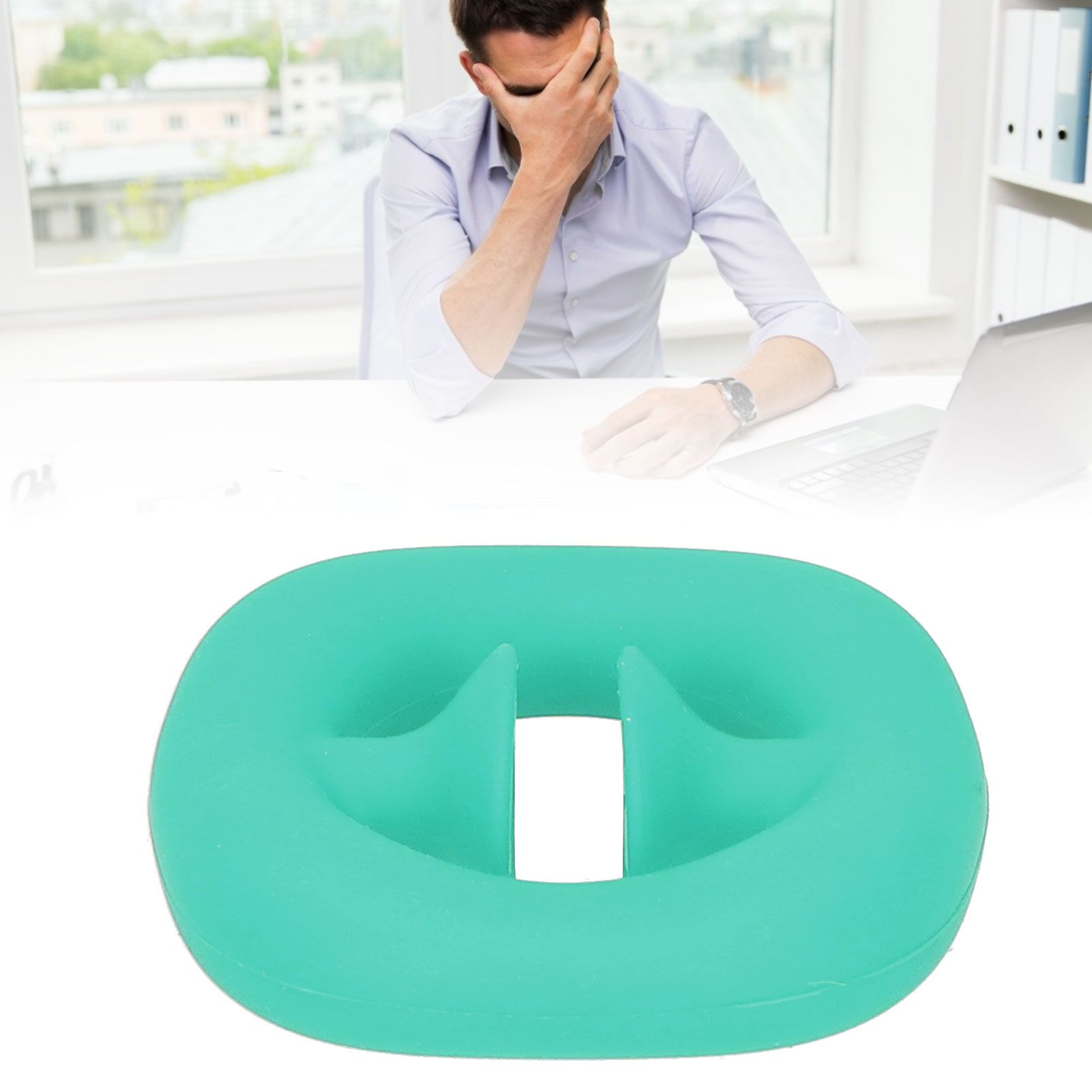 Silicone Hand Grip Hand Muscle Exercise Strength Training Massage Grip Stress view 11