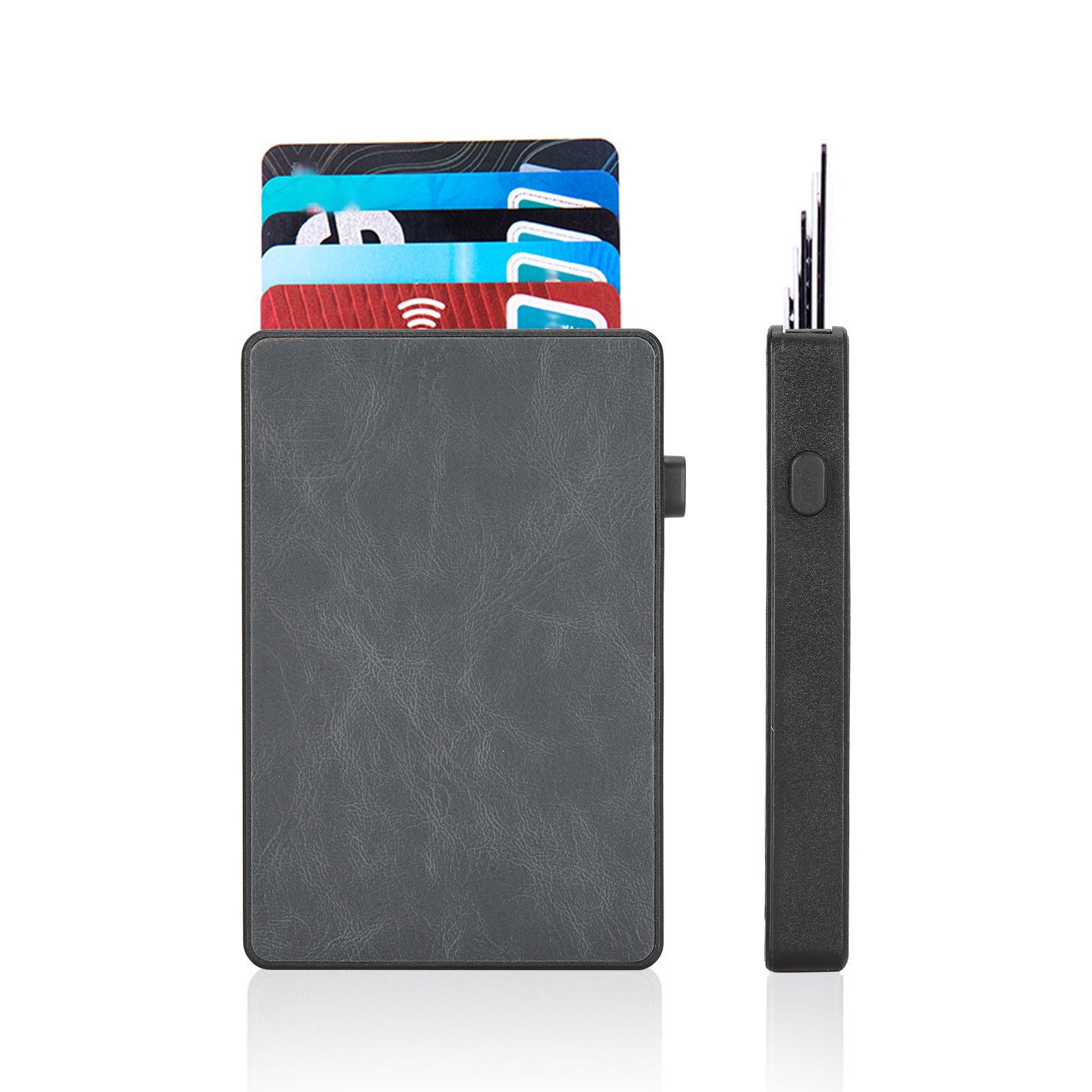 Anti Theft Business Card Holder Portable Anti Magnetic Credit Card ID Case for view 11