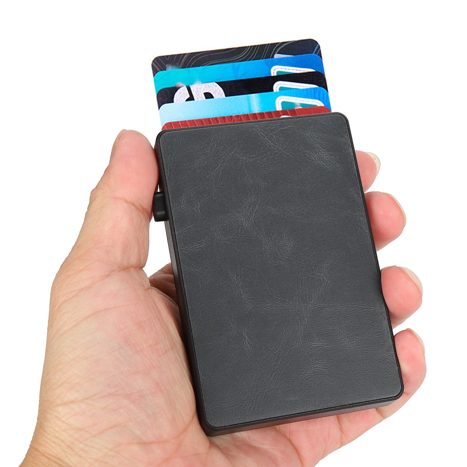 Anti Theft Business Card Holder Portable Anti Magnetic Credit Card ID Case for view 12