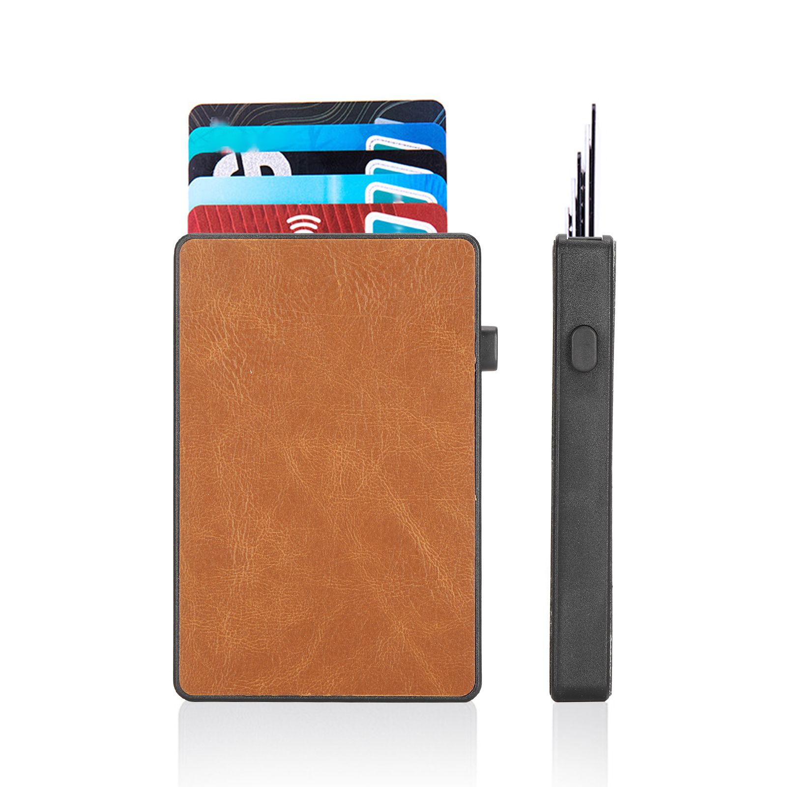 Anti Theft Business Card Holder Portable Anti Magnetic Credit Card ID Case for view 11