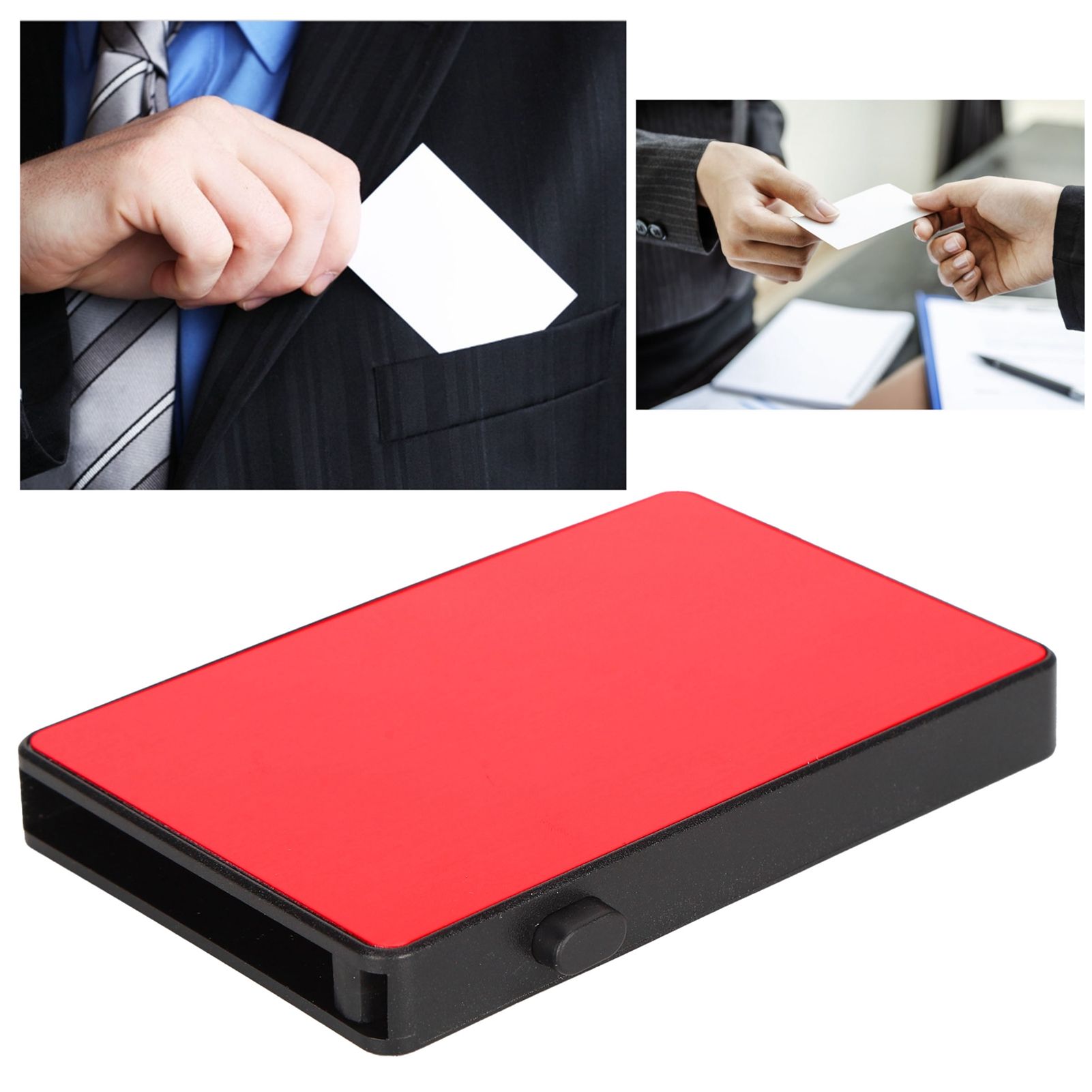 Business Card Holder Pocket AntiTheft Credit Card Case for Traveling and view 11