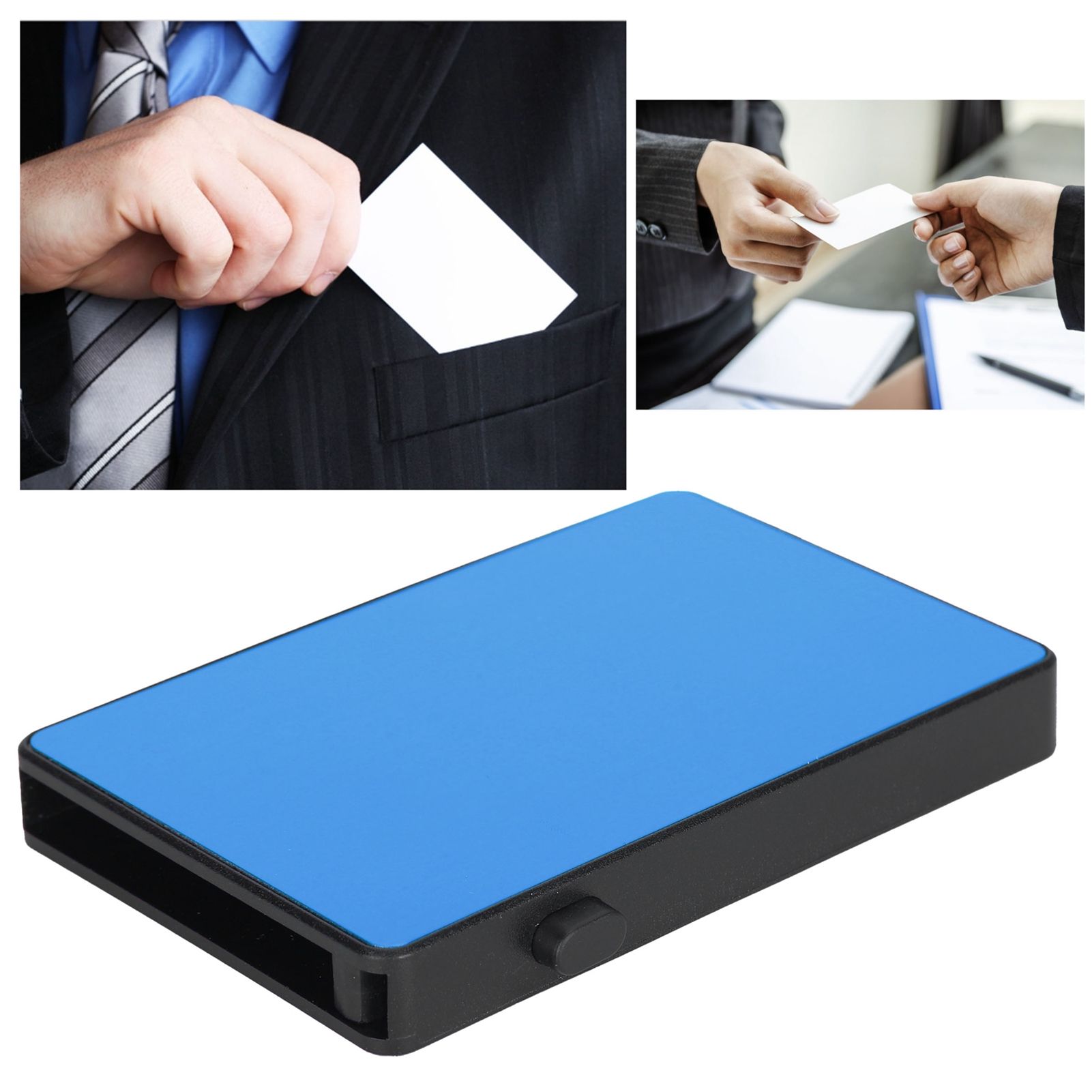 Business Card Holder Pocket AntiTheft Credit Card Case for Traveling and view 11