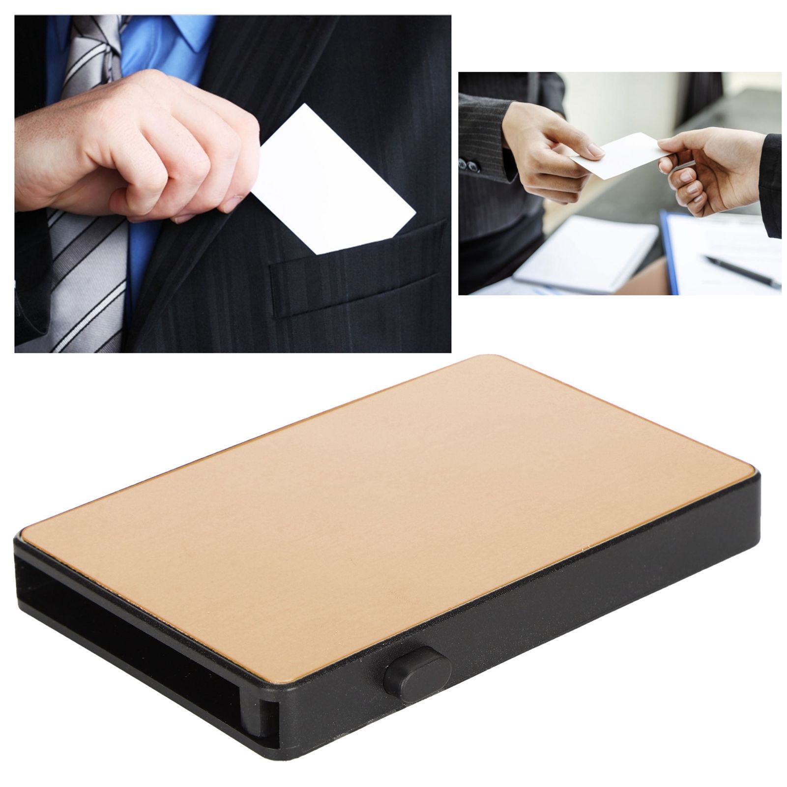 Business Card Holder Pocket AntiTheft Credit Card Case for Traveling and view 11