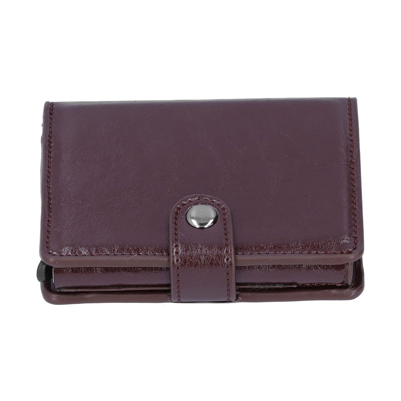Credit Card Holder Wallet Portable Business Card Case Anti Theft Men Purse for view 9