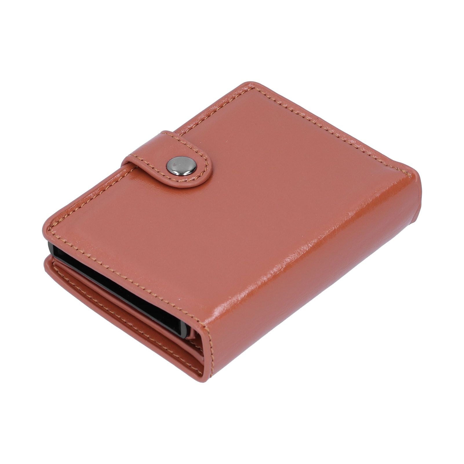 Credit Card Holder Wallet Portable Business Card Case Anti Theft Men Purse for view 4
