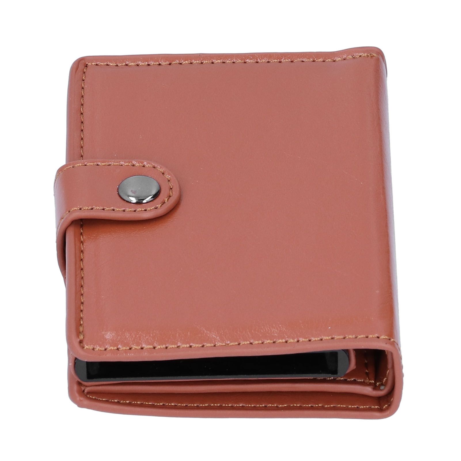 Credit Card Holder Wallet Portable Business Card Case Anti Theft Men Purse for view 5