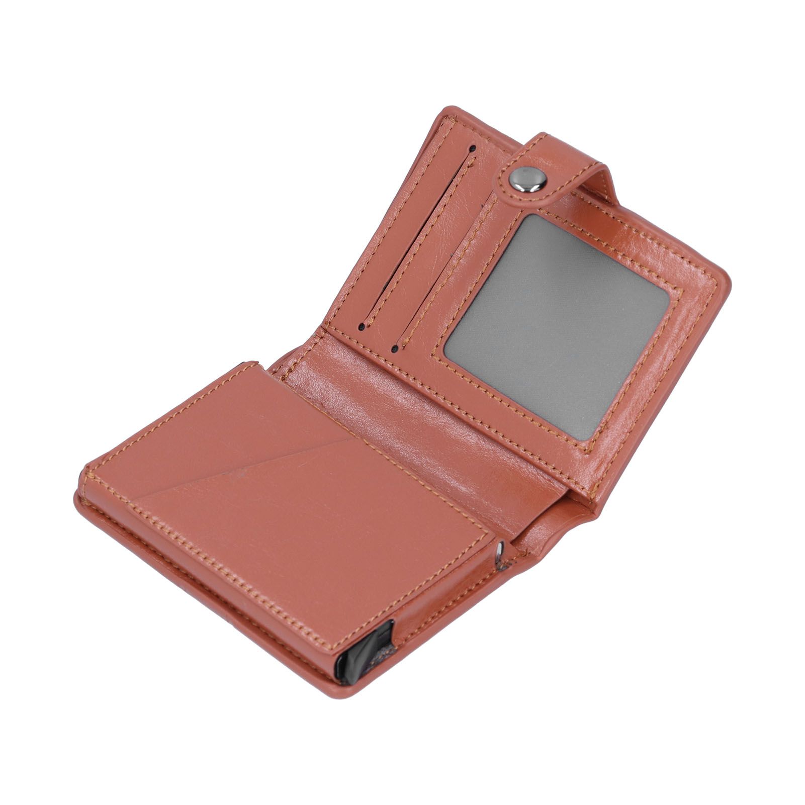 Credit Card Holder Wallet Portable Business Card Case Anti Theft Men Purse for view 7