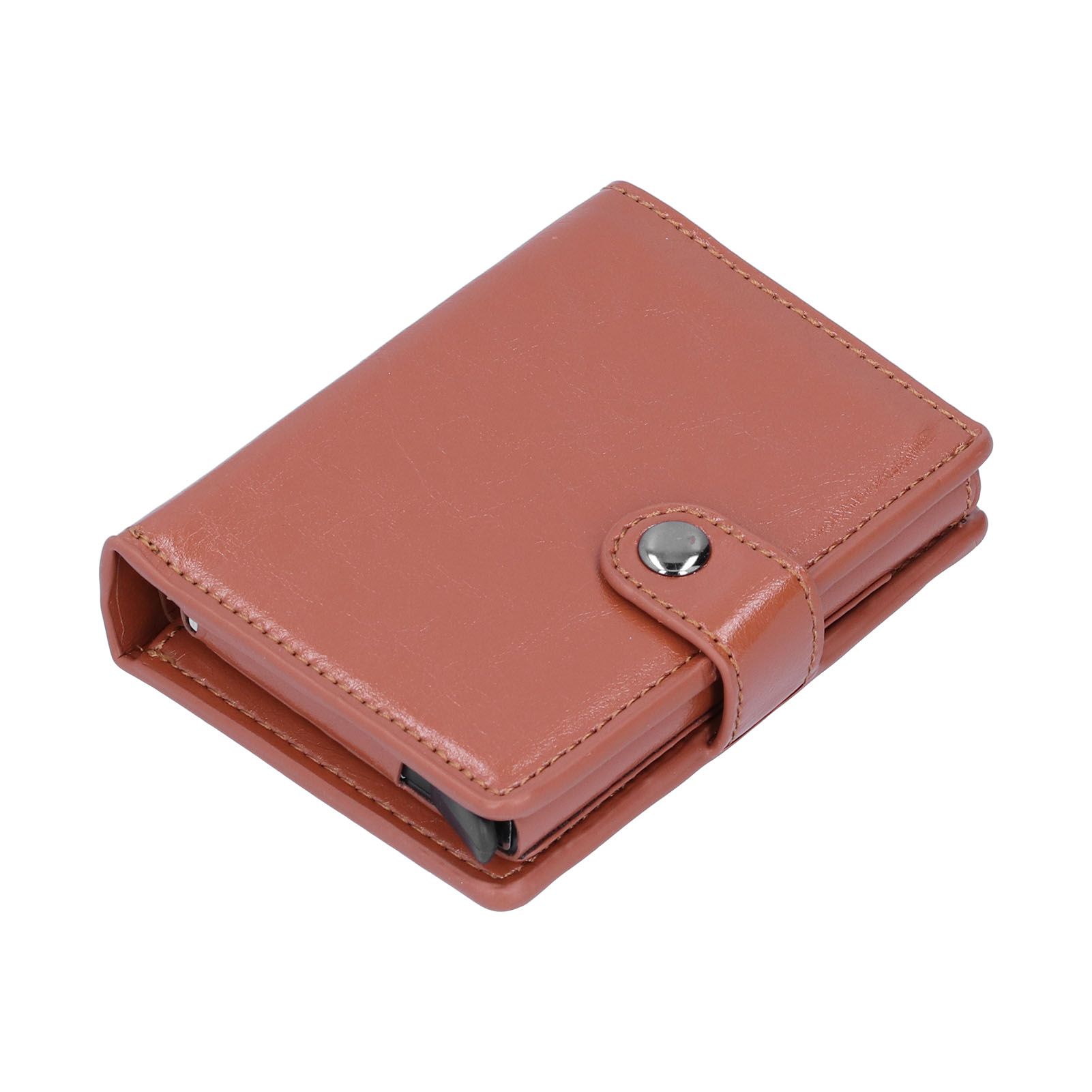 Credit Card Holder Wallet Portable Business Card Case Anti Theft Men Purse for view 10