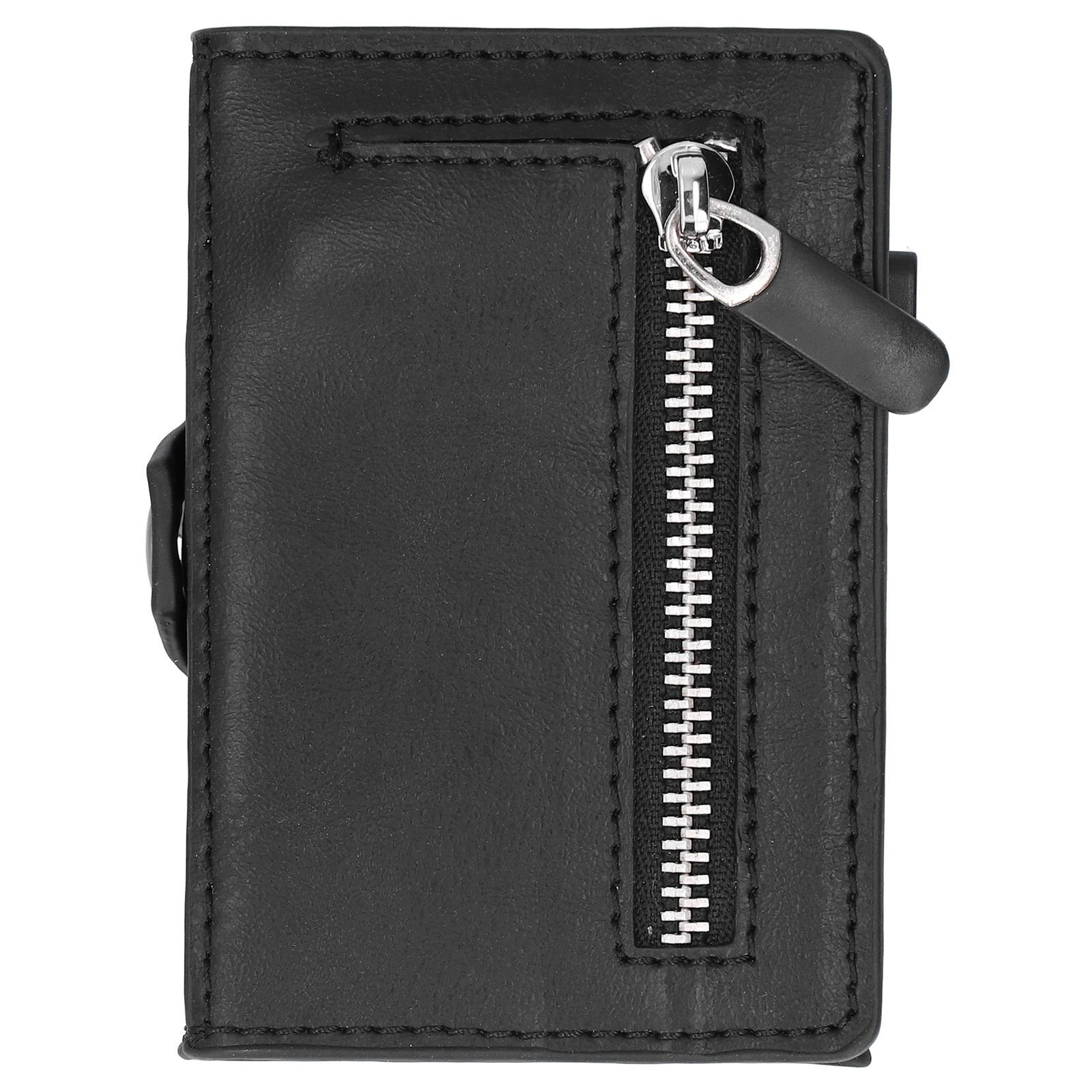 Portable Business Card Holder Travel Credit Card Case Organizer for Men and view 2