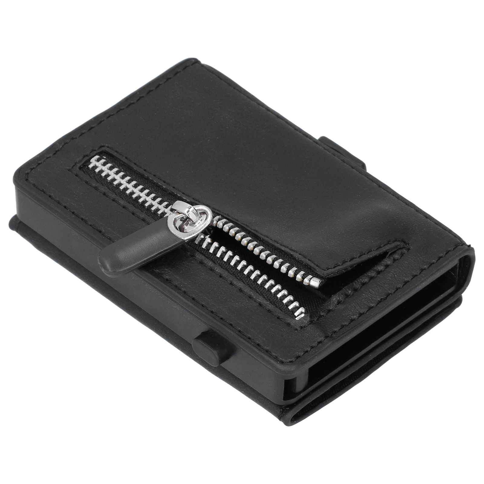 Portable Business Card Holder Travel Credit Card Case Organizer for Men and view 5