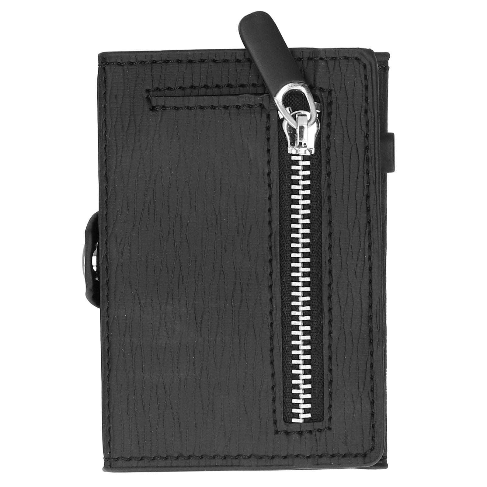 Portable Business Card Holder Travel Credit Card Case Organizer for Men and view 2