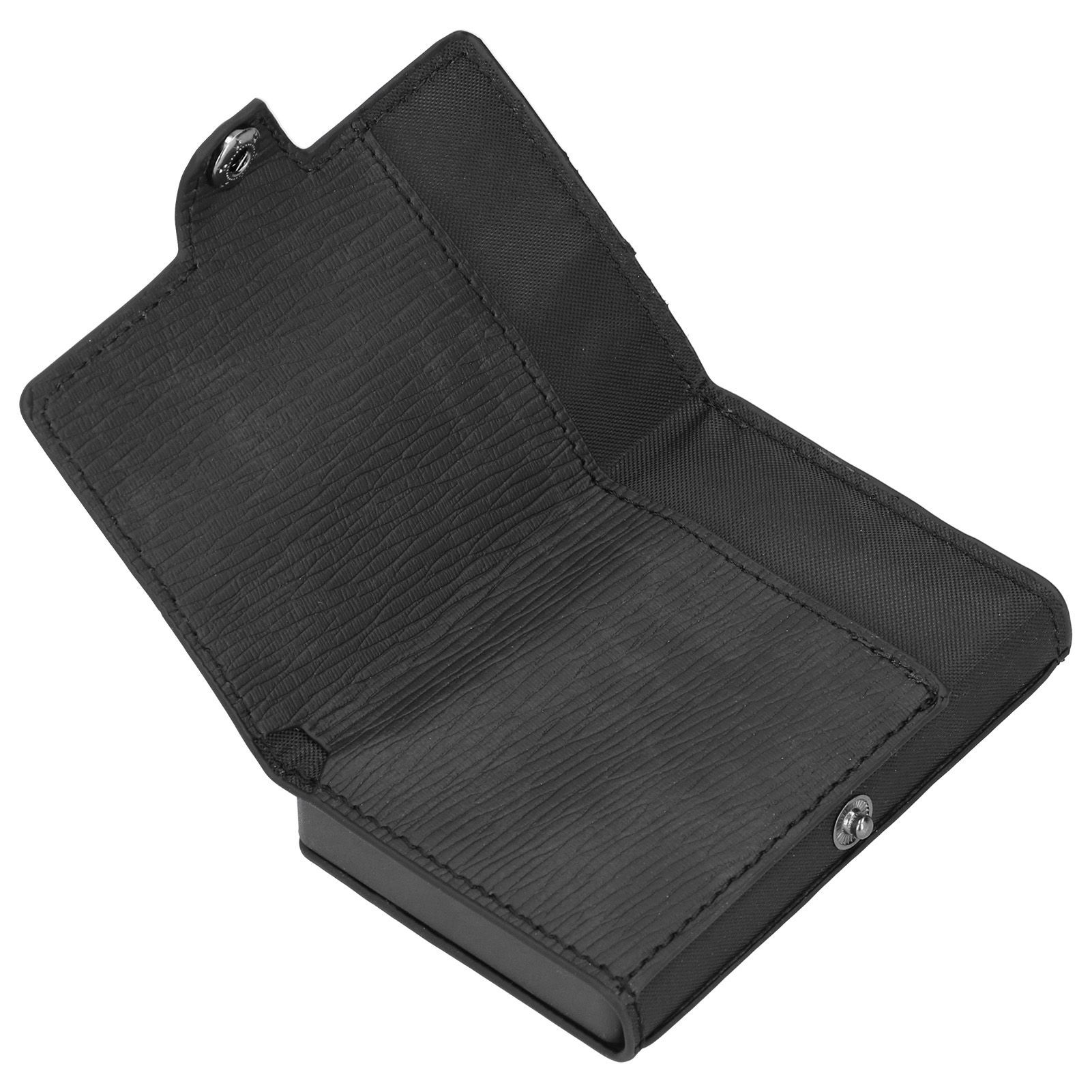 Portable Business Card Holder Travel Credit Card Case Organizer for Men and view 4