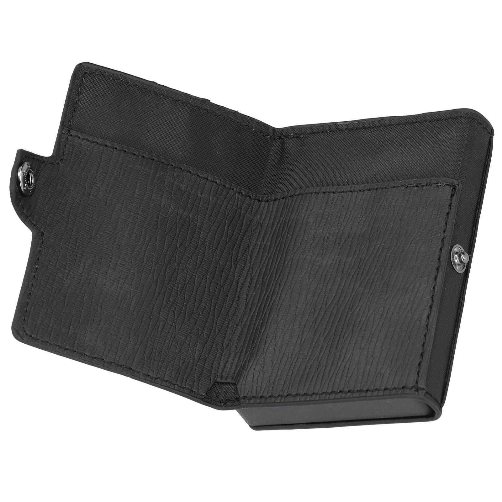 Portable Business Card Holder Travel Credit Card Case Organizer for Men and view 5