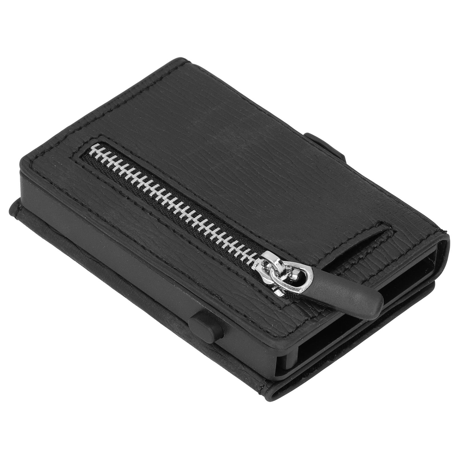 Portable Business Card Holder Travel Credit Card Case Organizer for Men and view 8