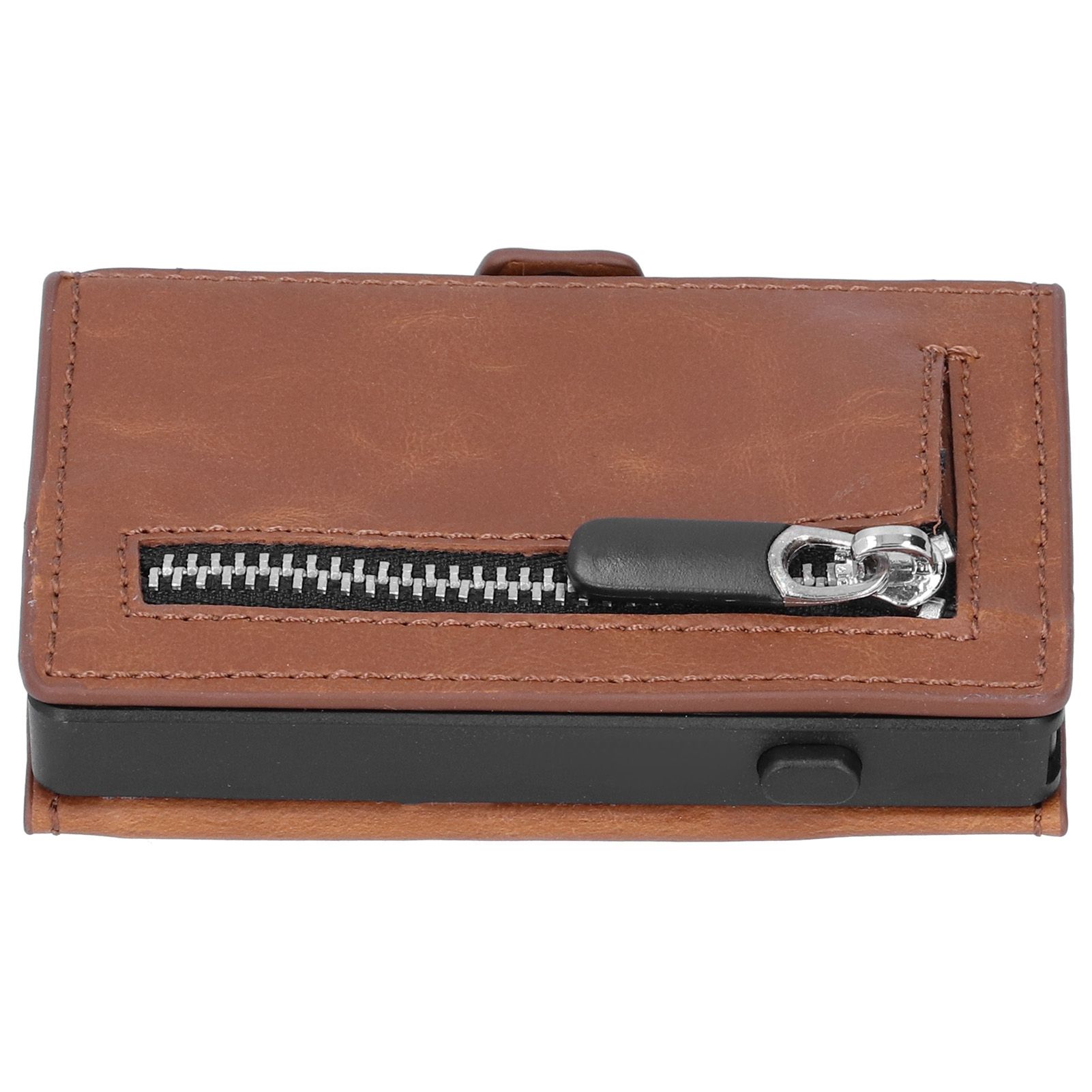 Portable Business Card Holder Travel Credit Card Case Organizer for Men and view 4