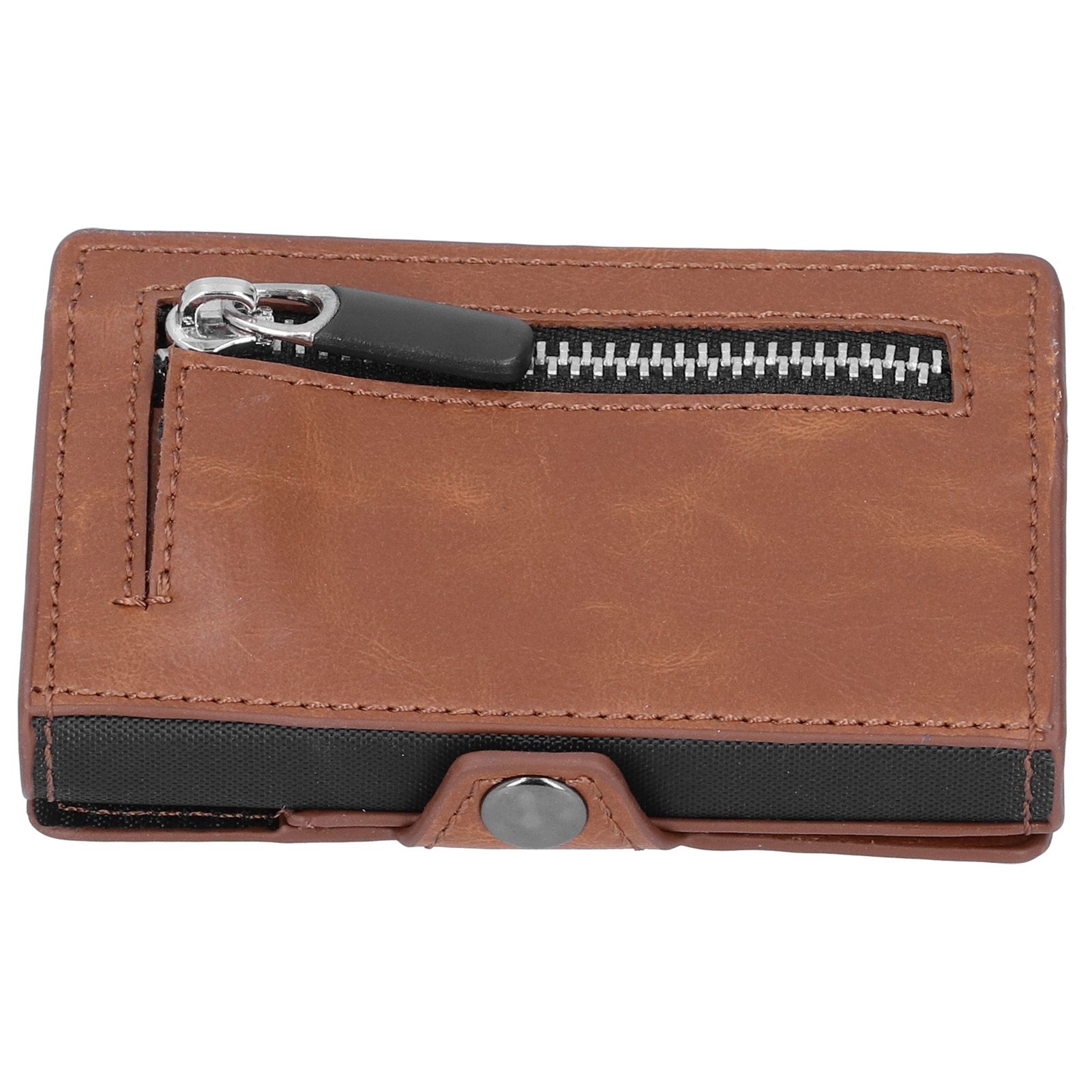 Portable Business Card Holder Travel Credit Card Case Organizer for Men and view 7