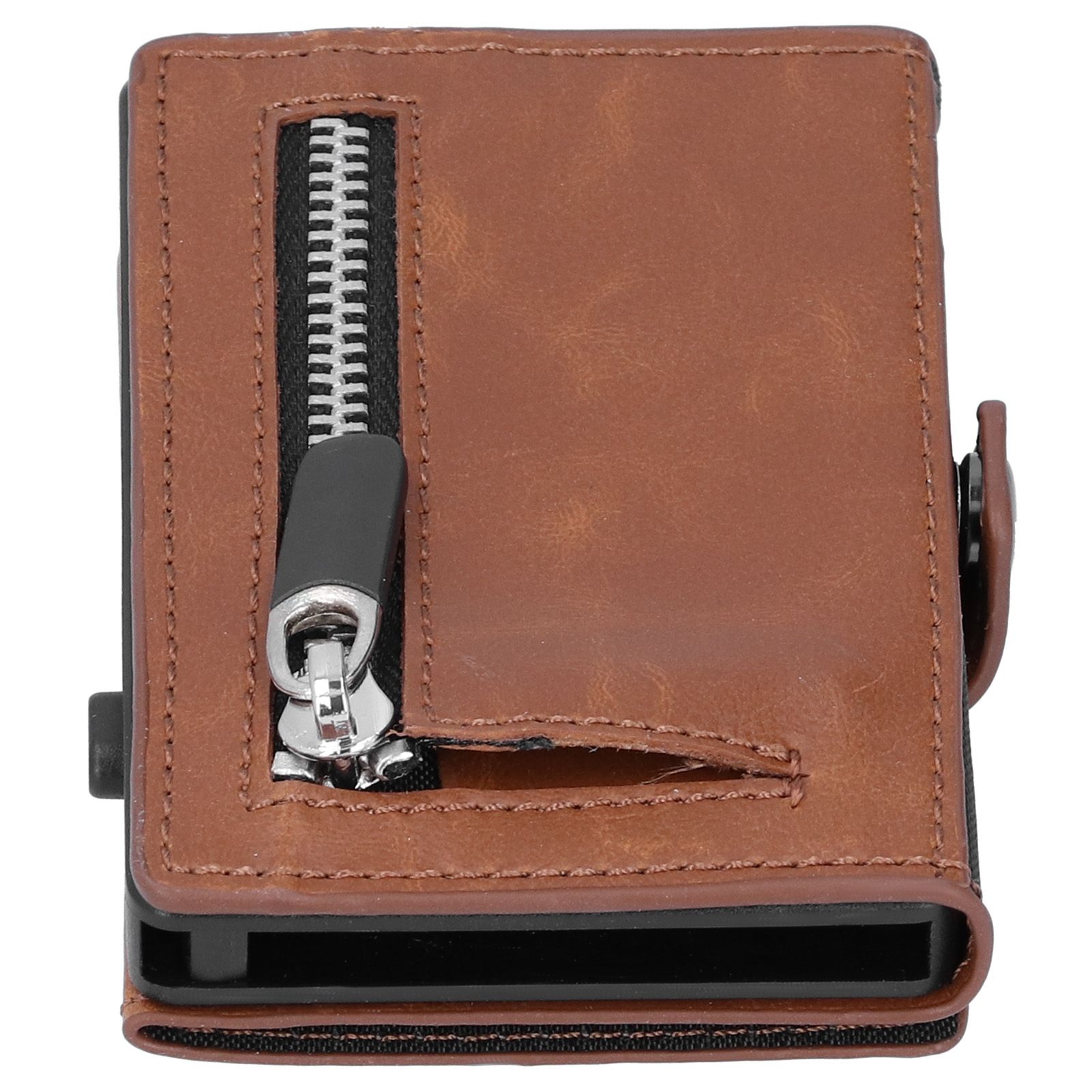 Portable Business Card Holder Travel Credit Card Case Organizer for Men and view 8