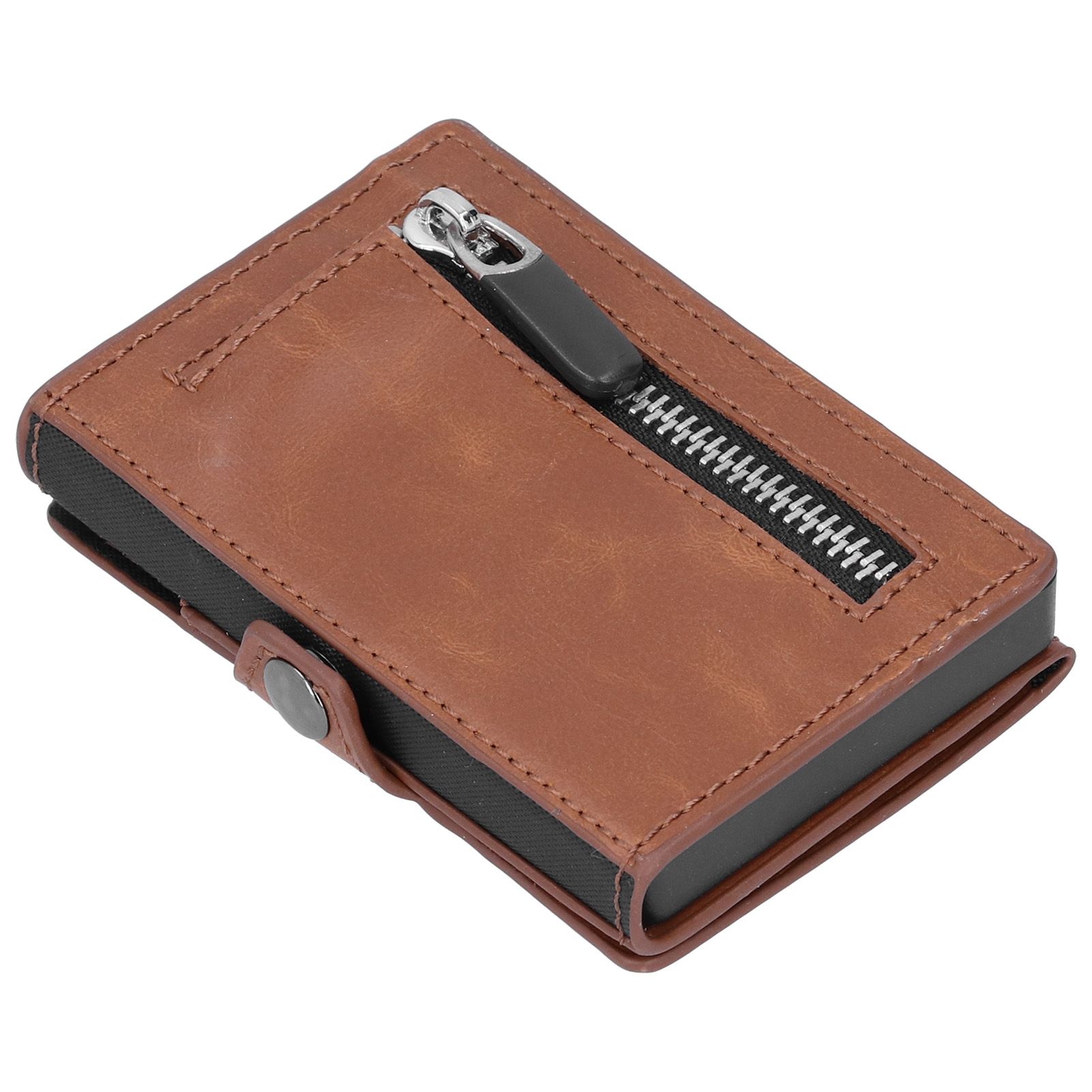 Portable Business Card Holder Travel Credit Card Case Organizer for Men and view 9