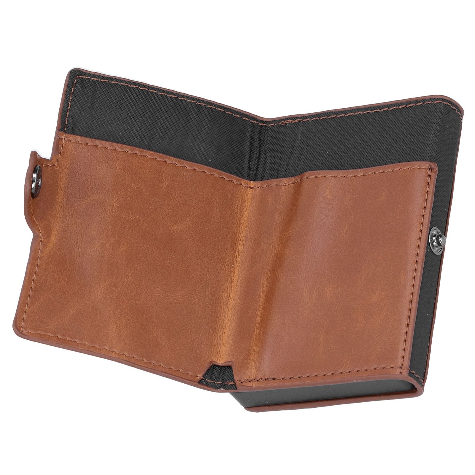 Portable Business Card Holder Travel Credit Card Case Organizer for Men and view 10
