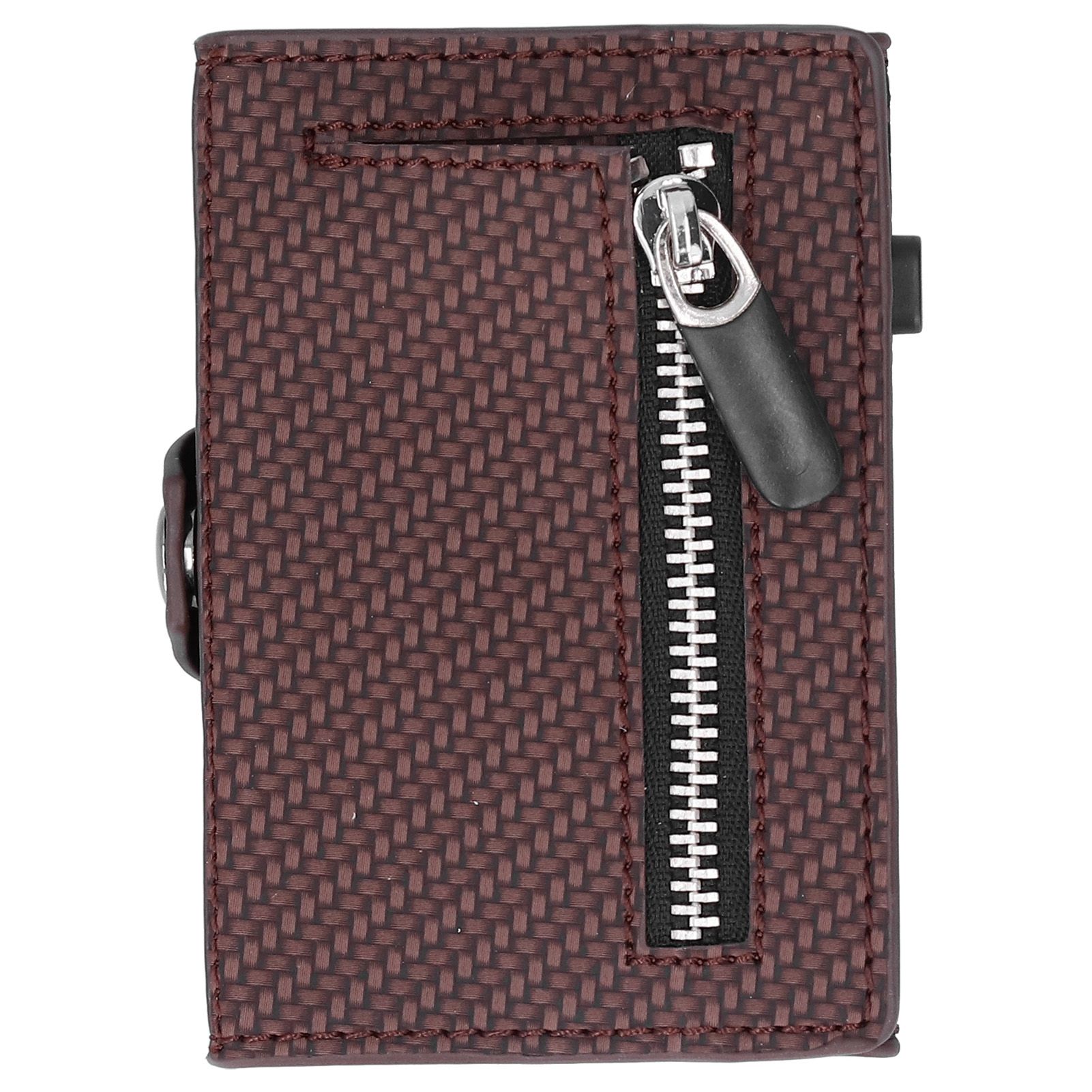 Portable Business Card Holder Travel Credit Card Case Organizer for Men and view 2