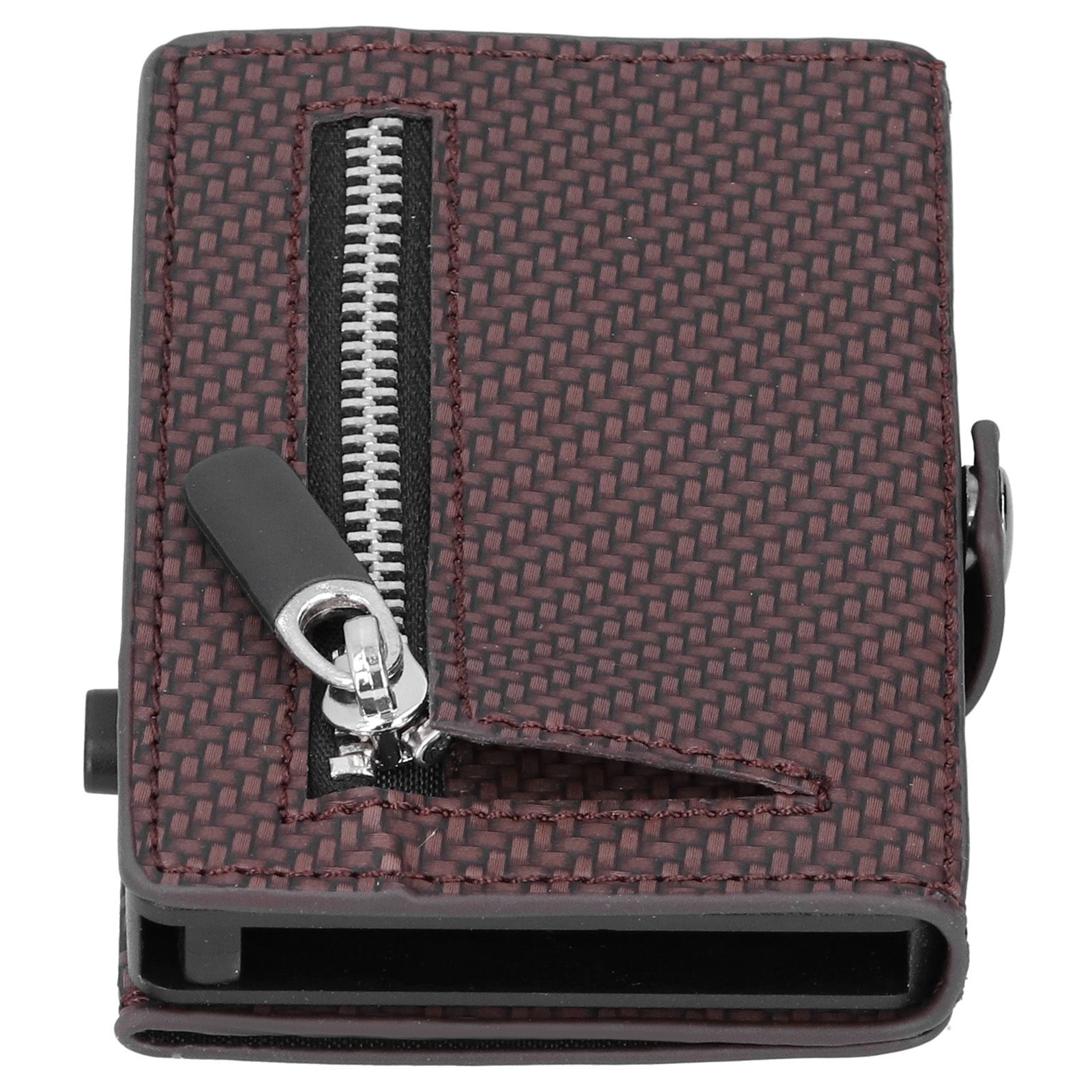 Portable Business Card Holder Travel Credit Card Case Organizer for Men and view 5