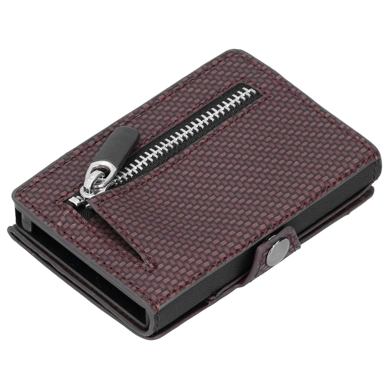 Portable Business Card Holder Travel Credit Card Case Organizer for Men and view 6