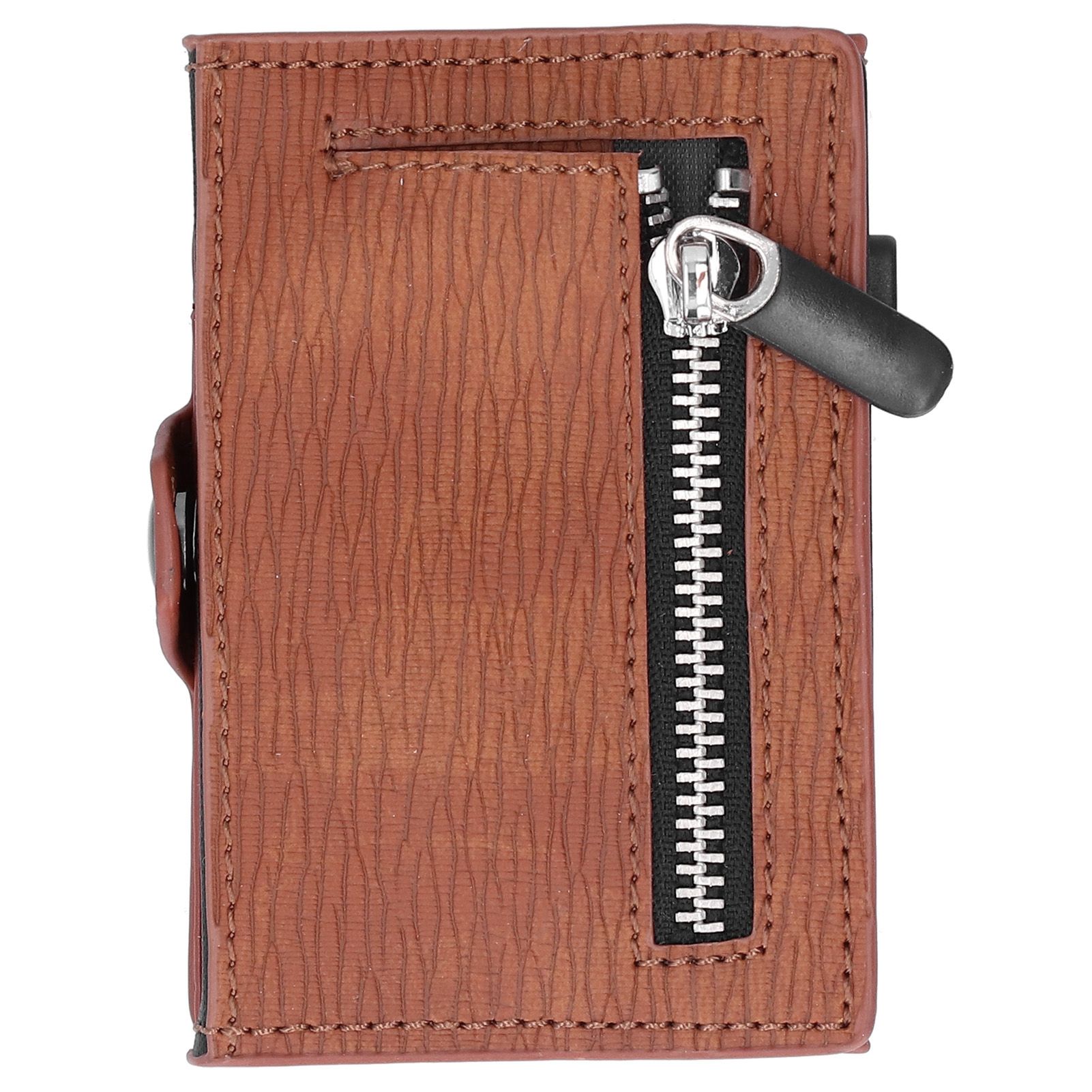 Portable Business Card Holder Travel Credit Card Case Organizer for Men and view 2