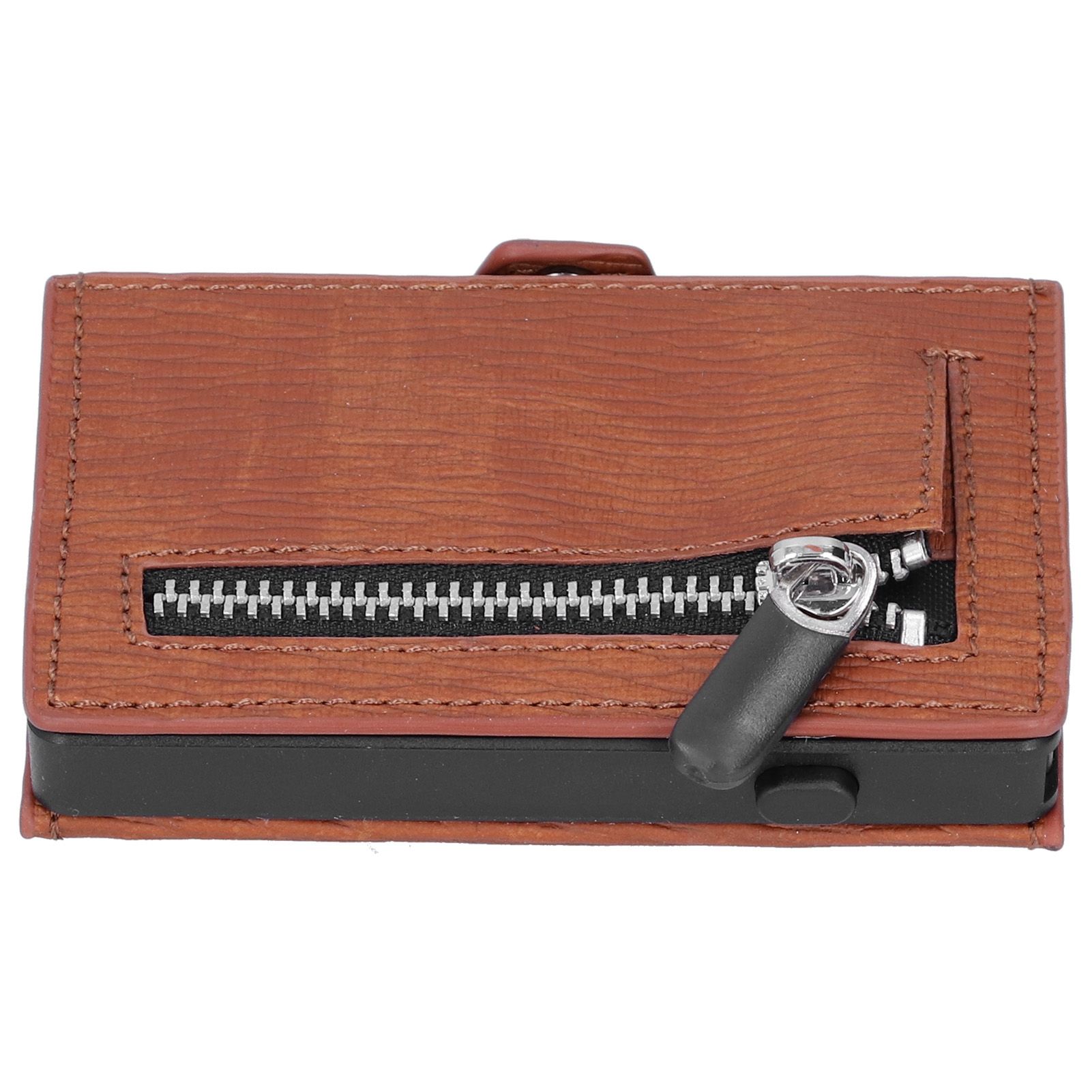 Portable Business Card Holder Travel Credit Card Case Organizer for Men and view 4