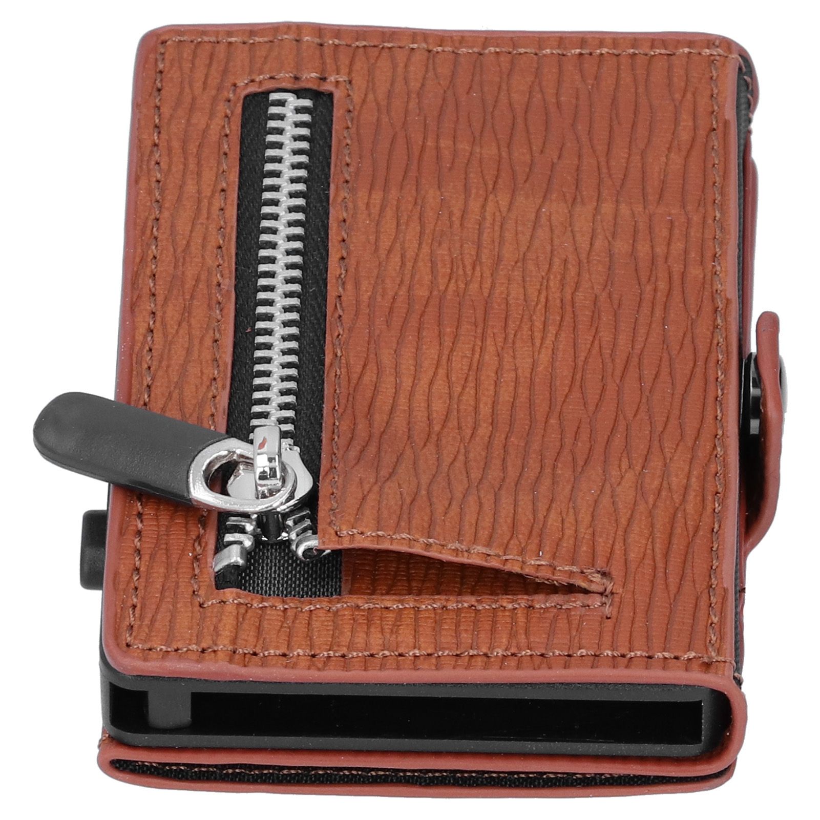 Portable Business Card Holder Travel Credit Card Case Organizer for Men and view 6