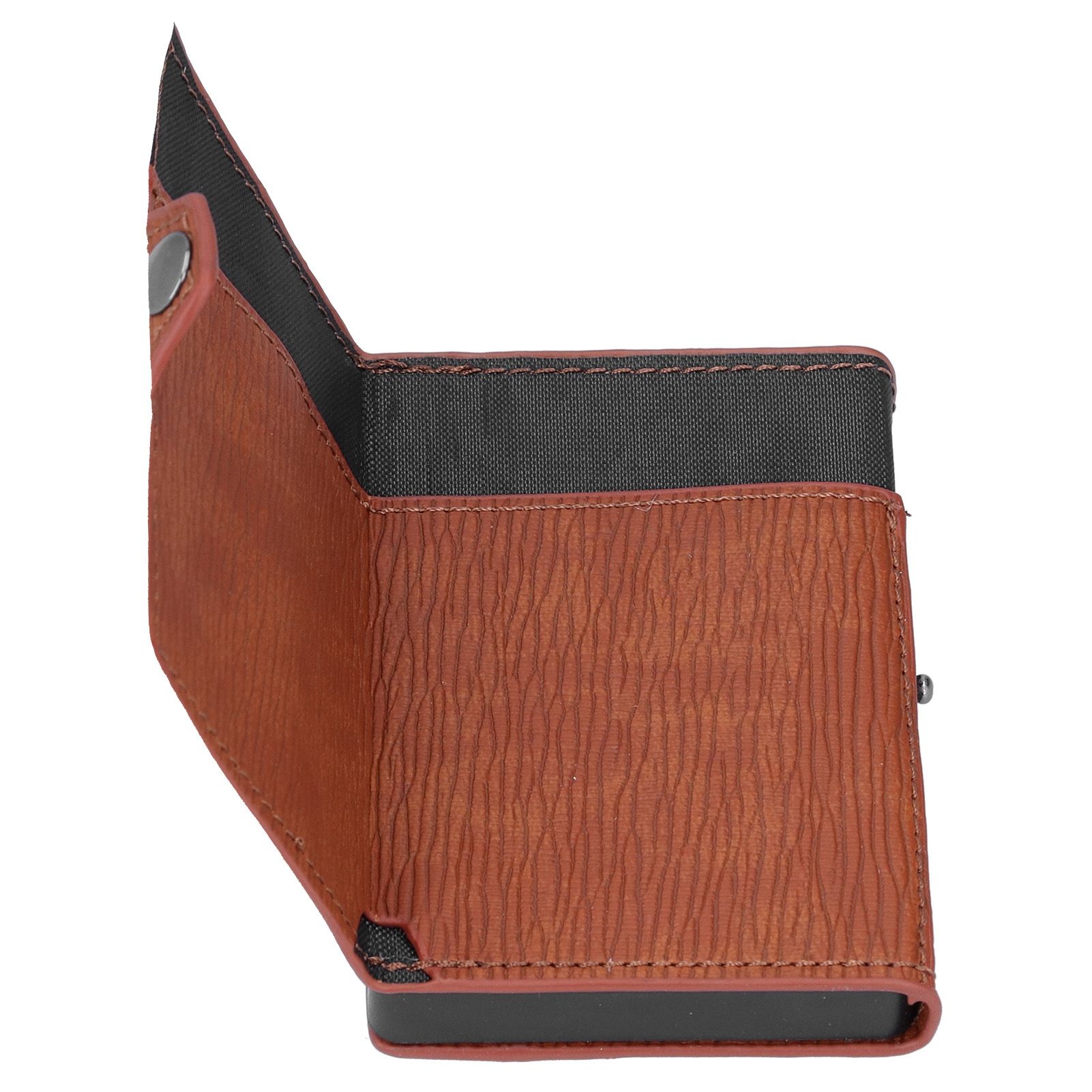 Portable Business Card Holder Travel Credit Card Case Organizer for Men and view 8