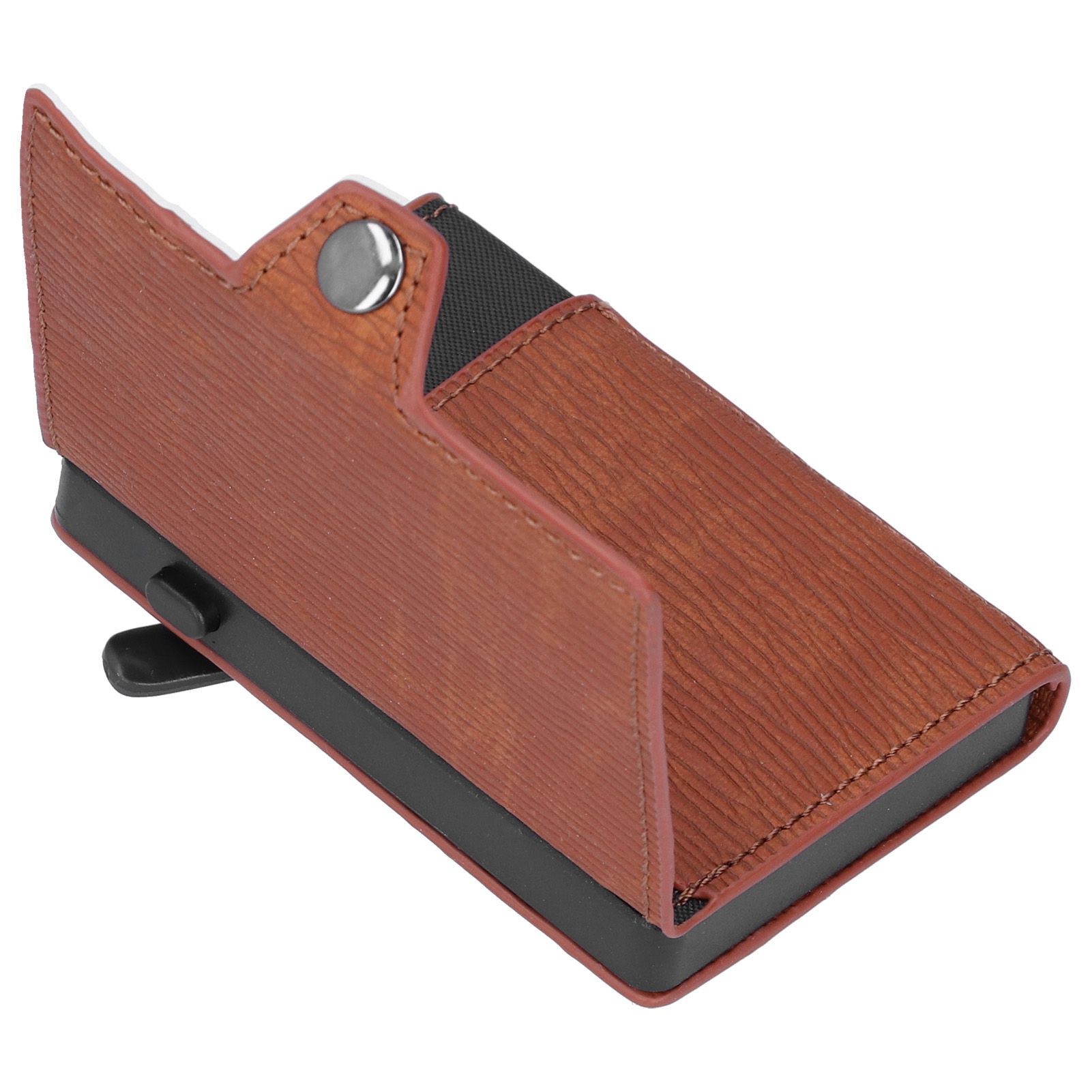 Portable Business Card Holder Travel Credit Card Case Organizer for Men and view 10