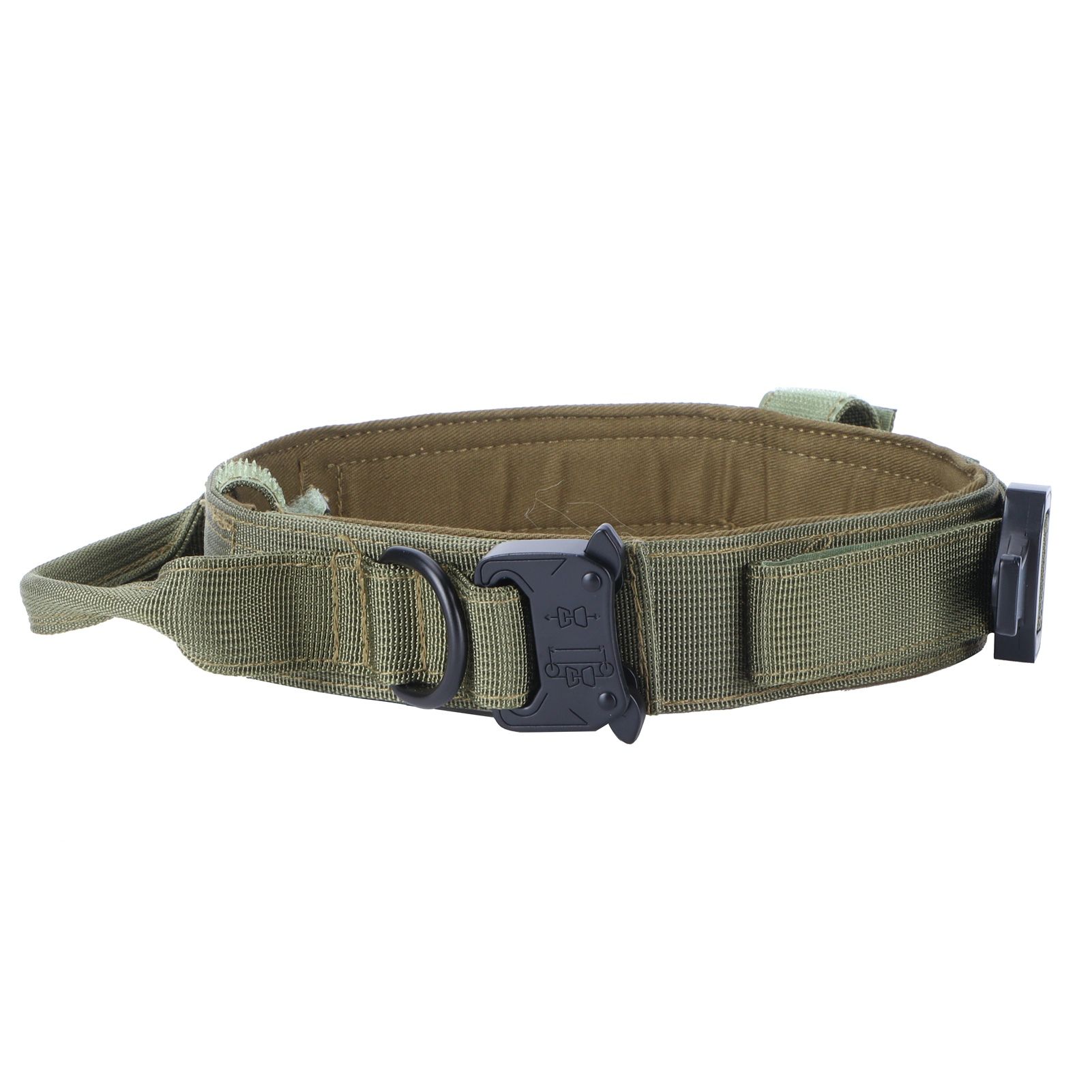 Pet Dog Collar Nylon Training Hunting Traction Collar with Steel Buckle Pet view 2