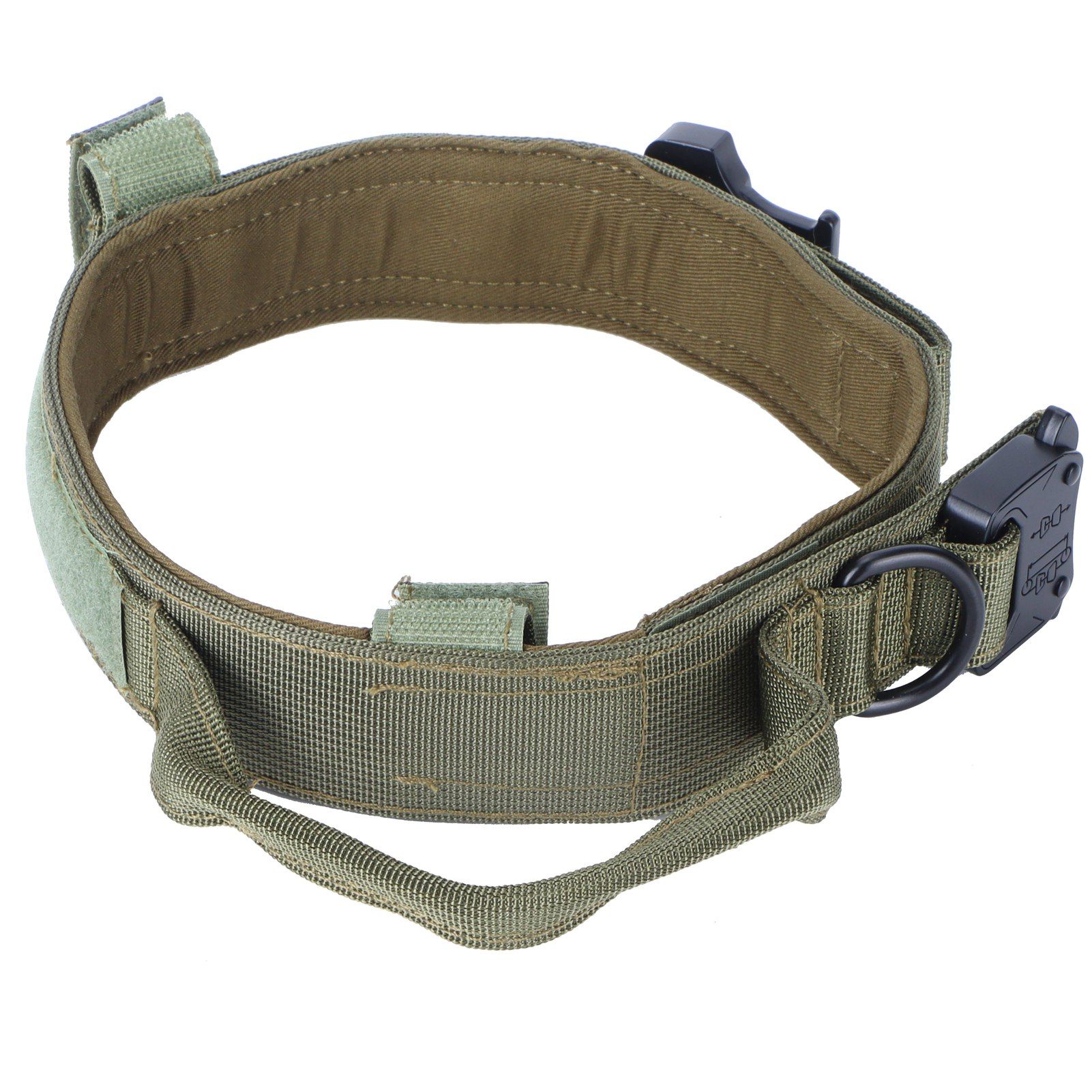 Pet Dog Collar Nylon Training Hunting Traction Collar with Steel Buckle Pet view 5