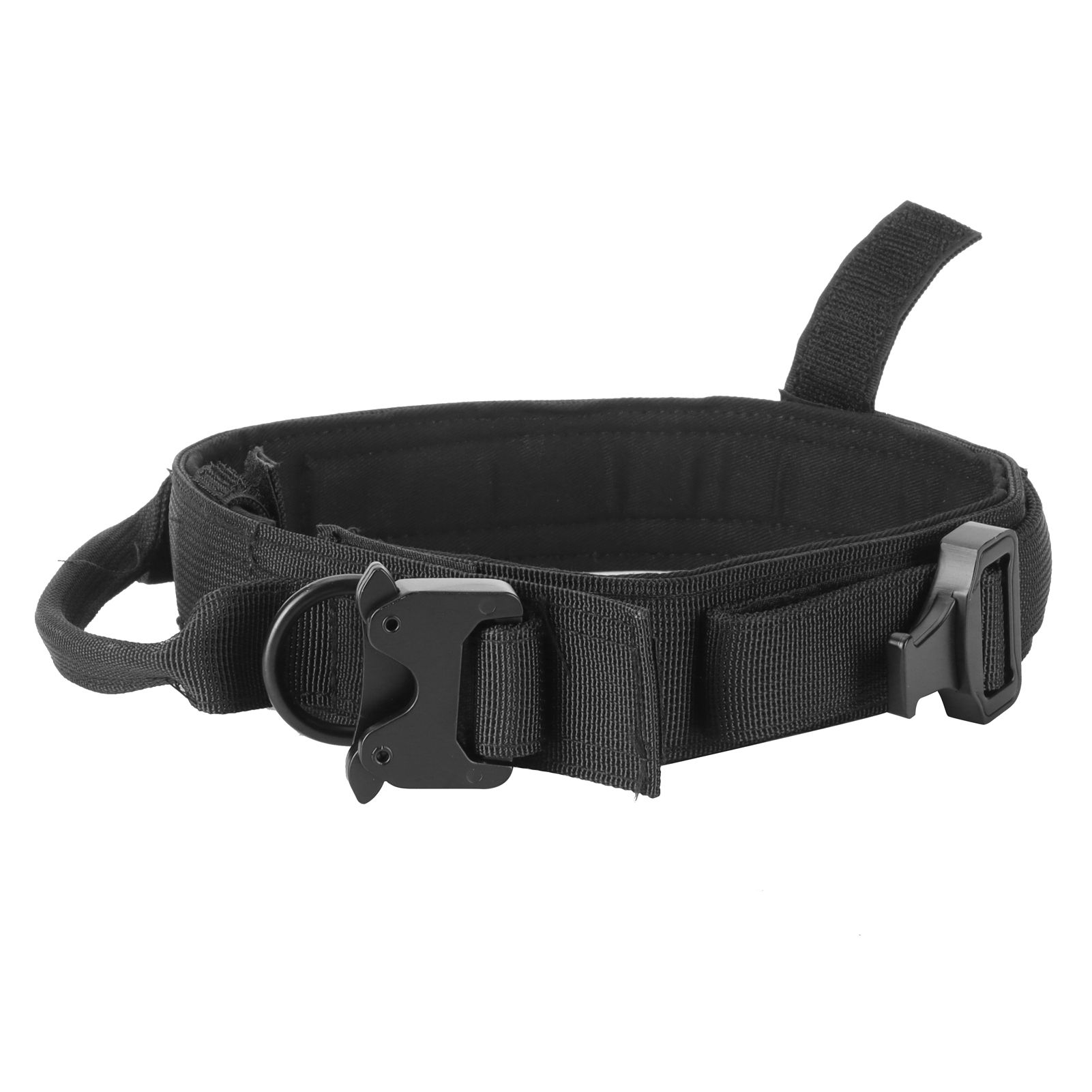 Pet Dog Collar Nylon Training Hunting Traction Collar with Steel Buckle Pet view 2