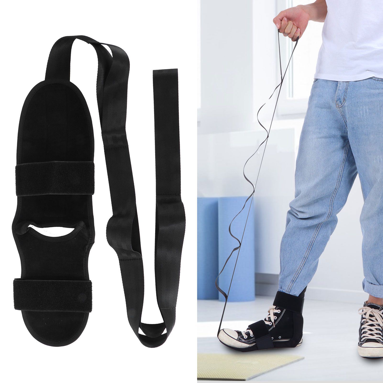 Ligament Rehabilitation Training Aid Ankle Correction Strap Yoga Stretch Belt view 11