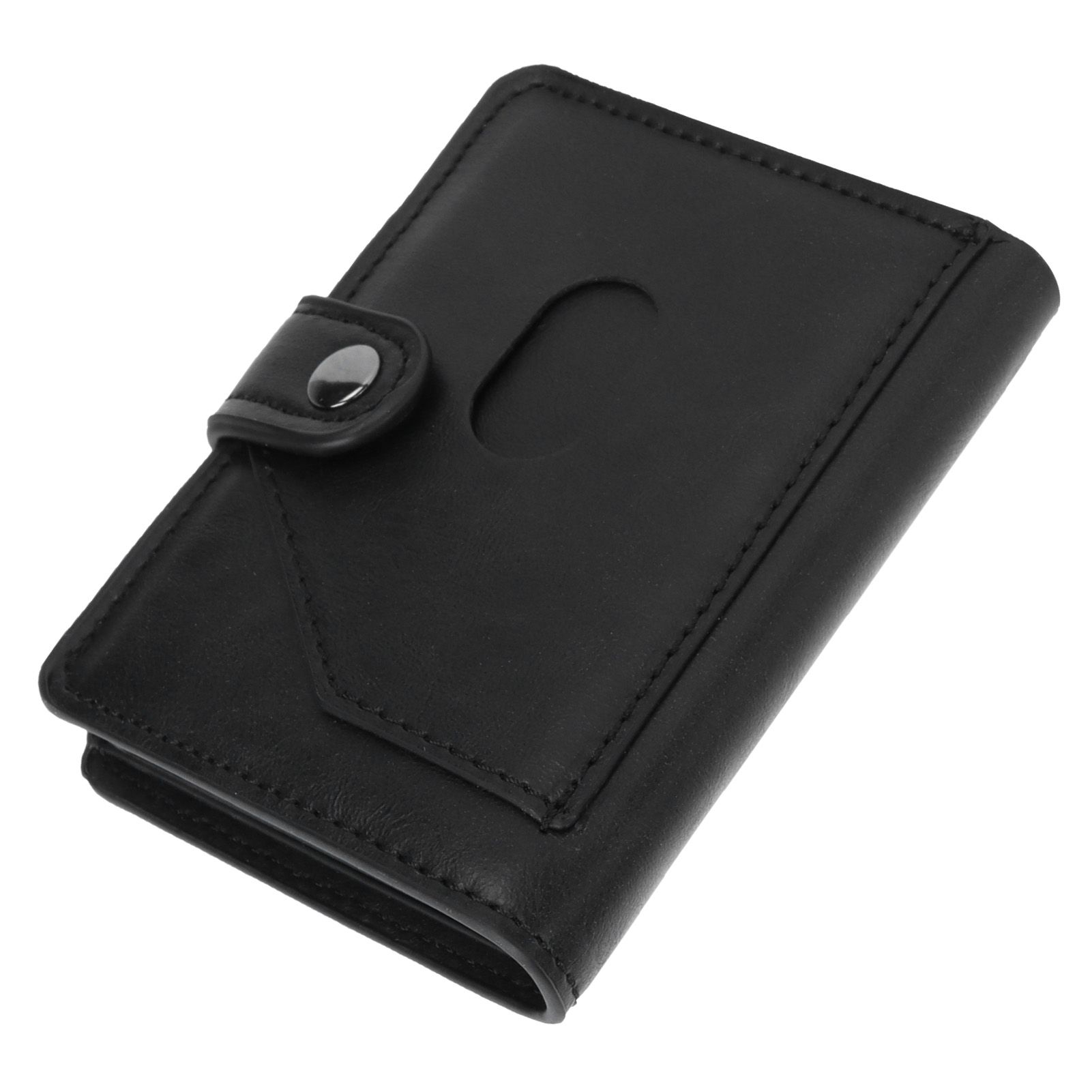 Automatic Credit Card Holder Wallet Portable Business Card Case Anti Theft view 8