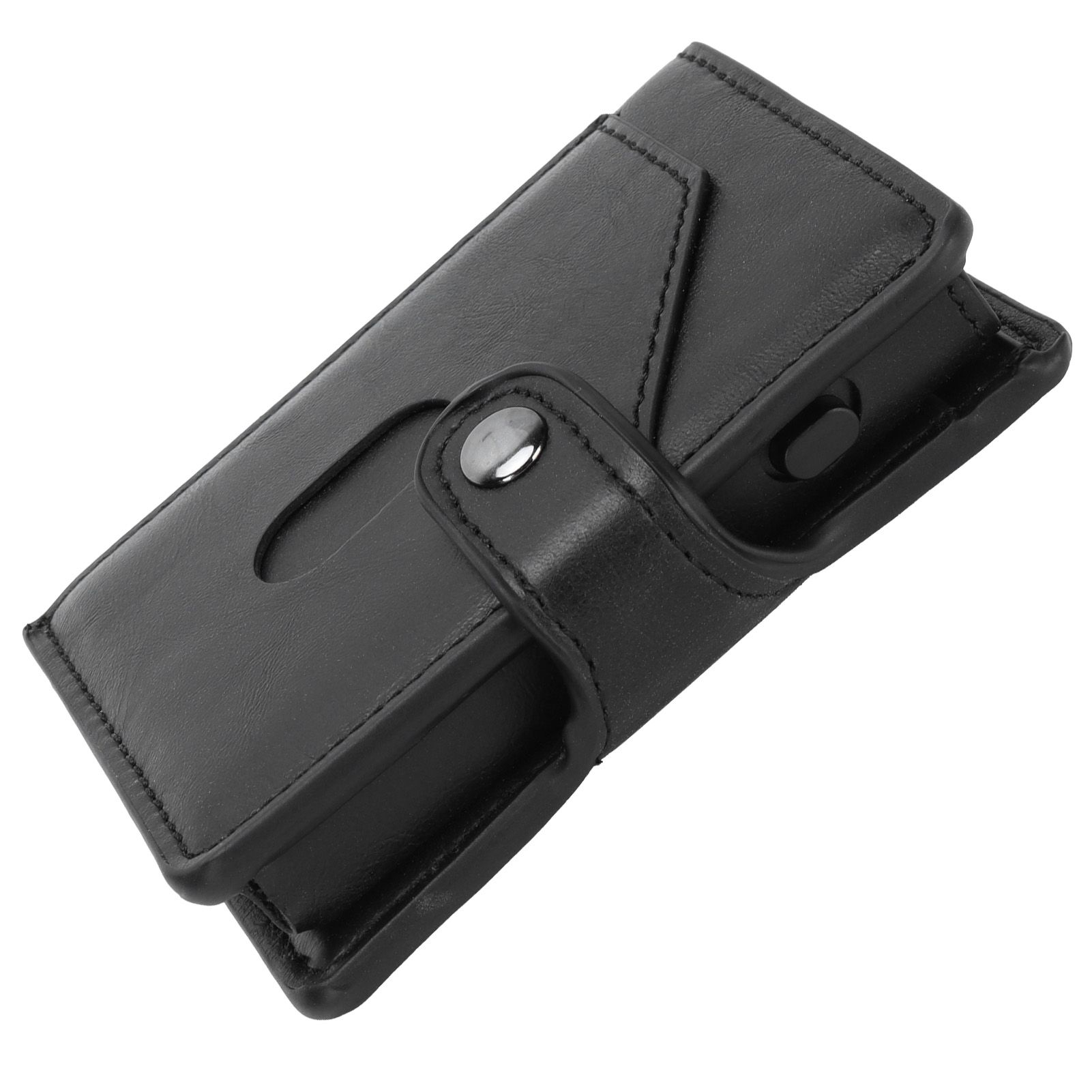 Automatic Credit Card Holder Wallet Portable Business Card Case Anti Theft view 10