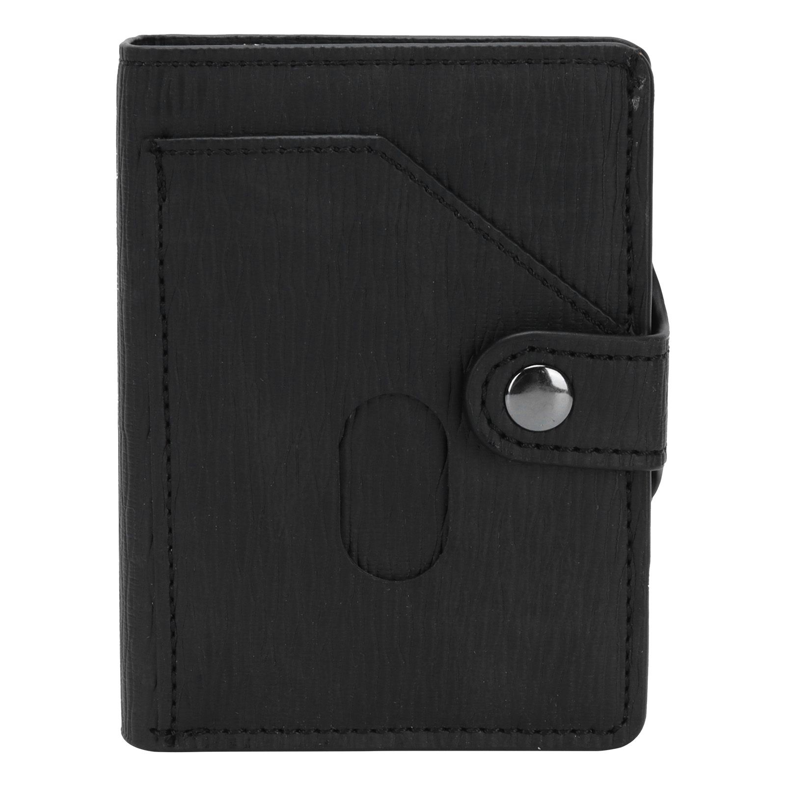 Automatic Credit Card Holder Wallet Portable Business Card Case Anti Theft view 2