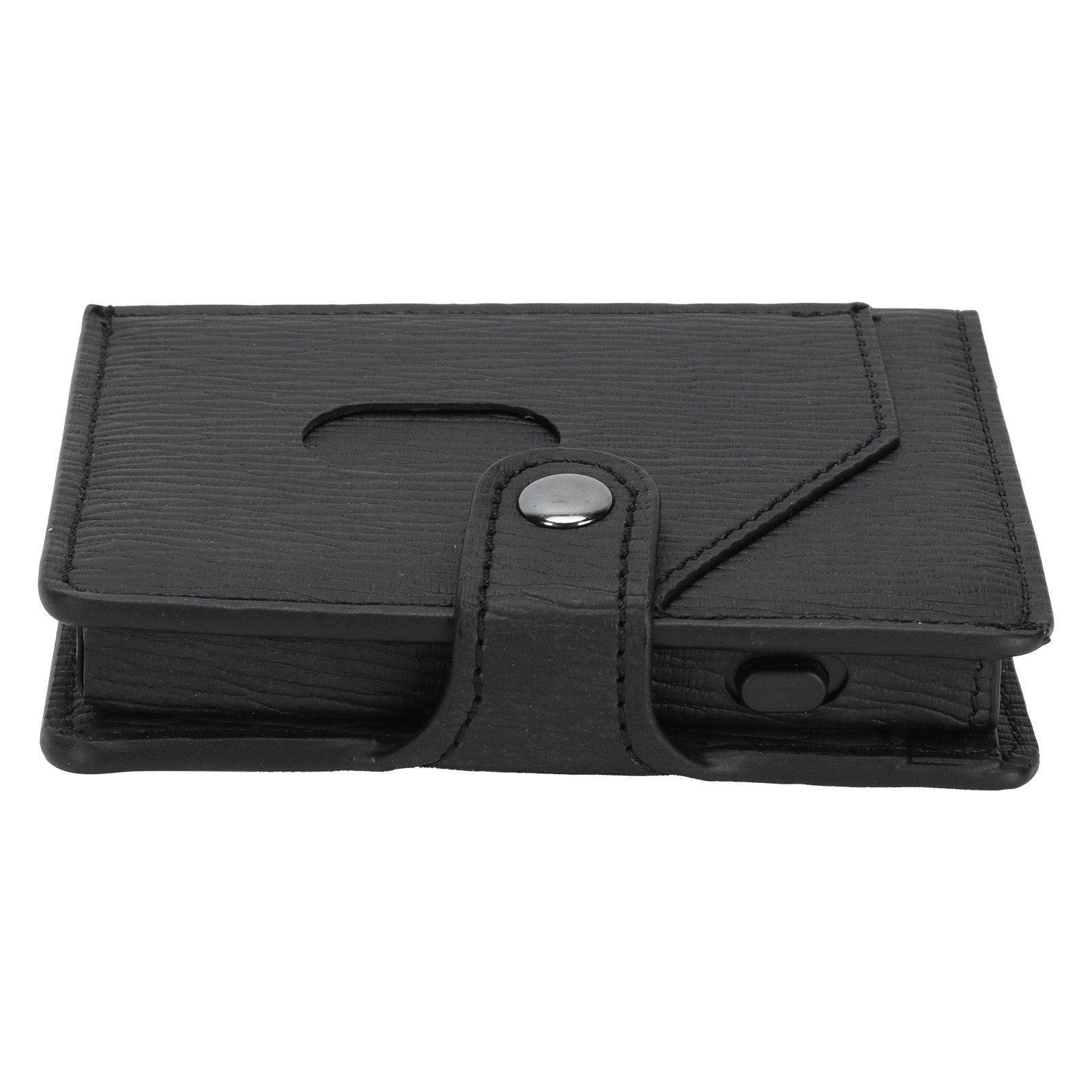 Automatic Credit Card Holder Wallet Portable Business Card Case Anti Theft view 3
