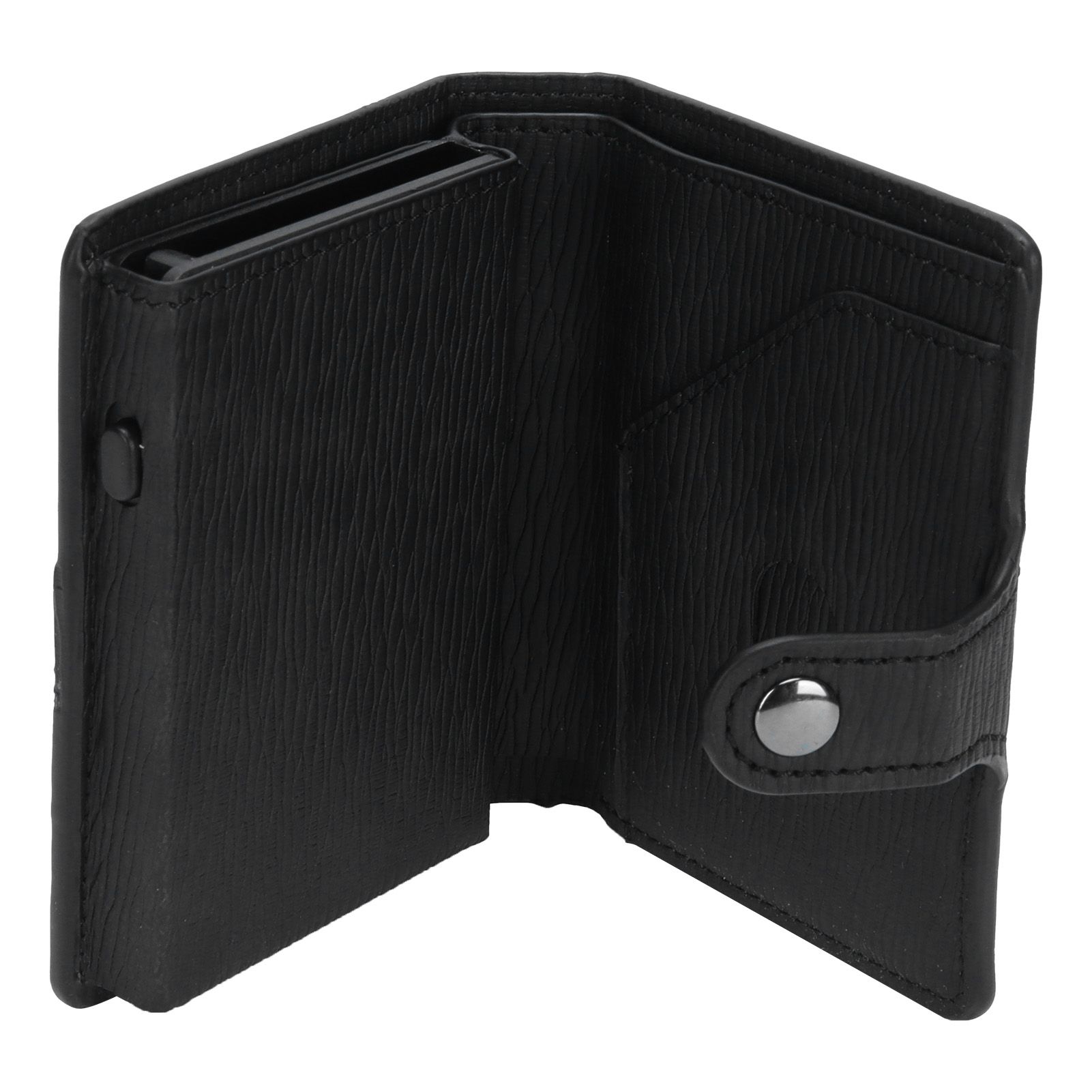 Automatic Credit Card Holder Wallet Portable Business Card Case Anti Theft view 5