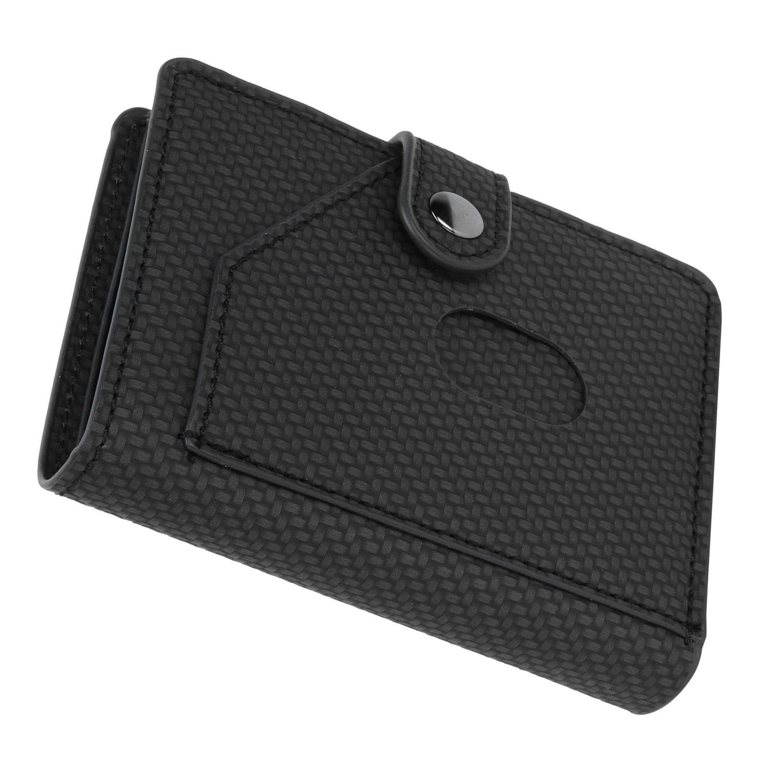 Automatic Credit Card Holder Wallet Portable Business Card Case Anti Theft view 7