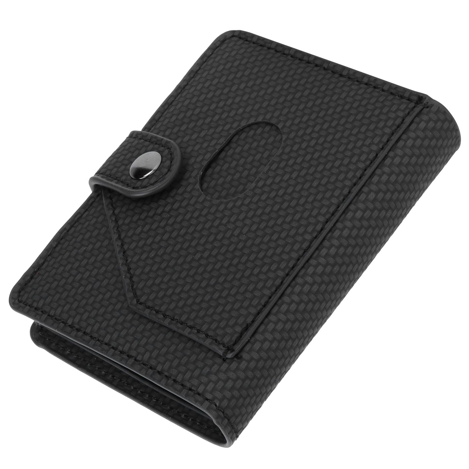 Automatic Credit Card Holder Wallet Portable Business Card Case Anti Theft view 8