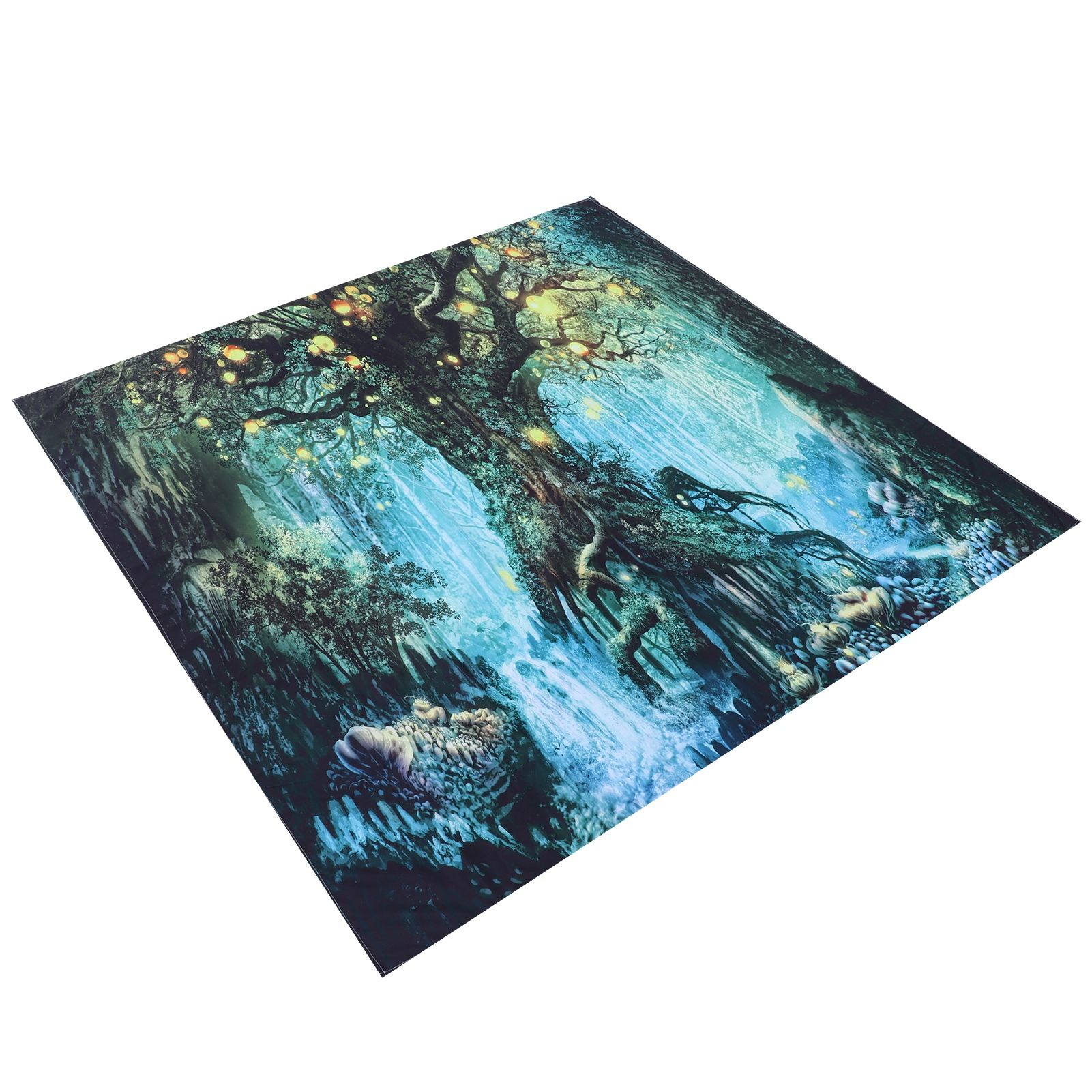 Forest Tree Pattern Tapestry Wall Hanging Beach Blanket Home Background Art view 9