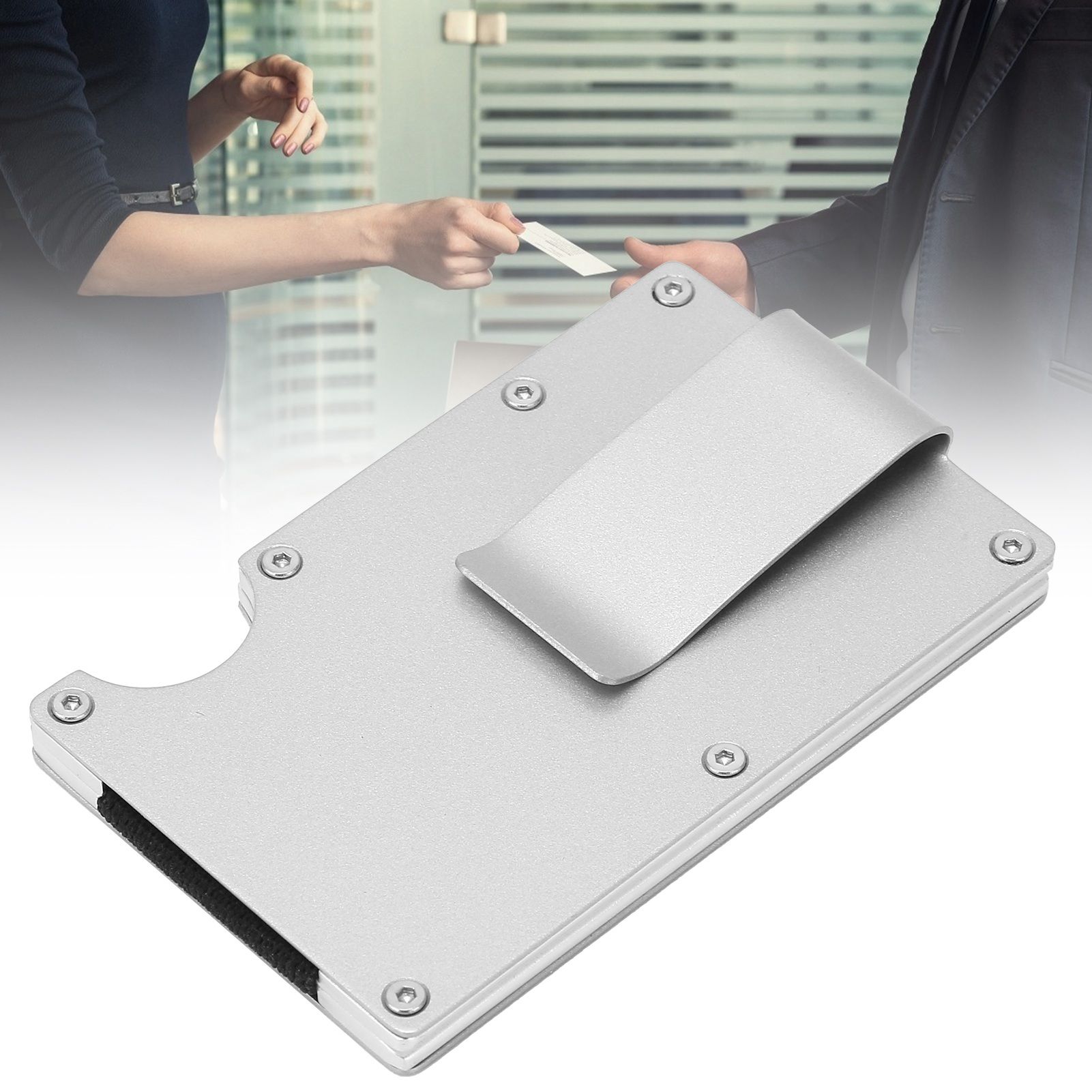 Business Card Case Portable Cardcase Fashion Stainless Steel Card Box Wallet view 11