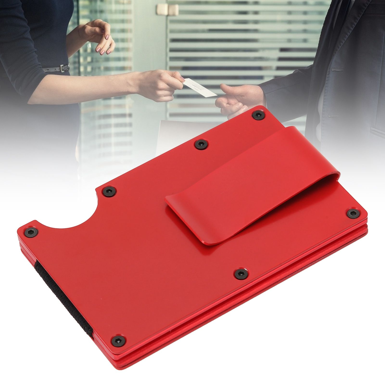 Business Card Case Portable Cardcase Fashion Stainless Steel Card Box Wallet view 11