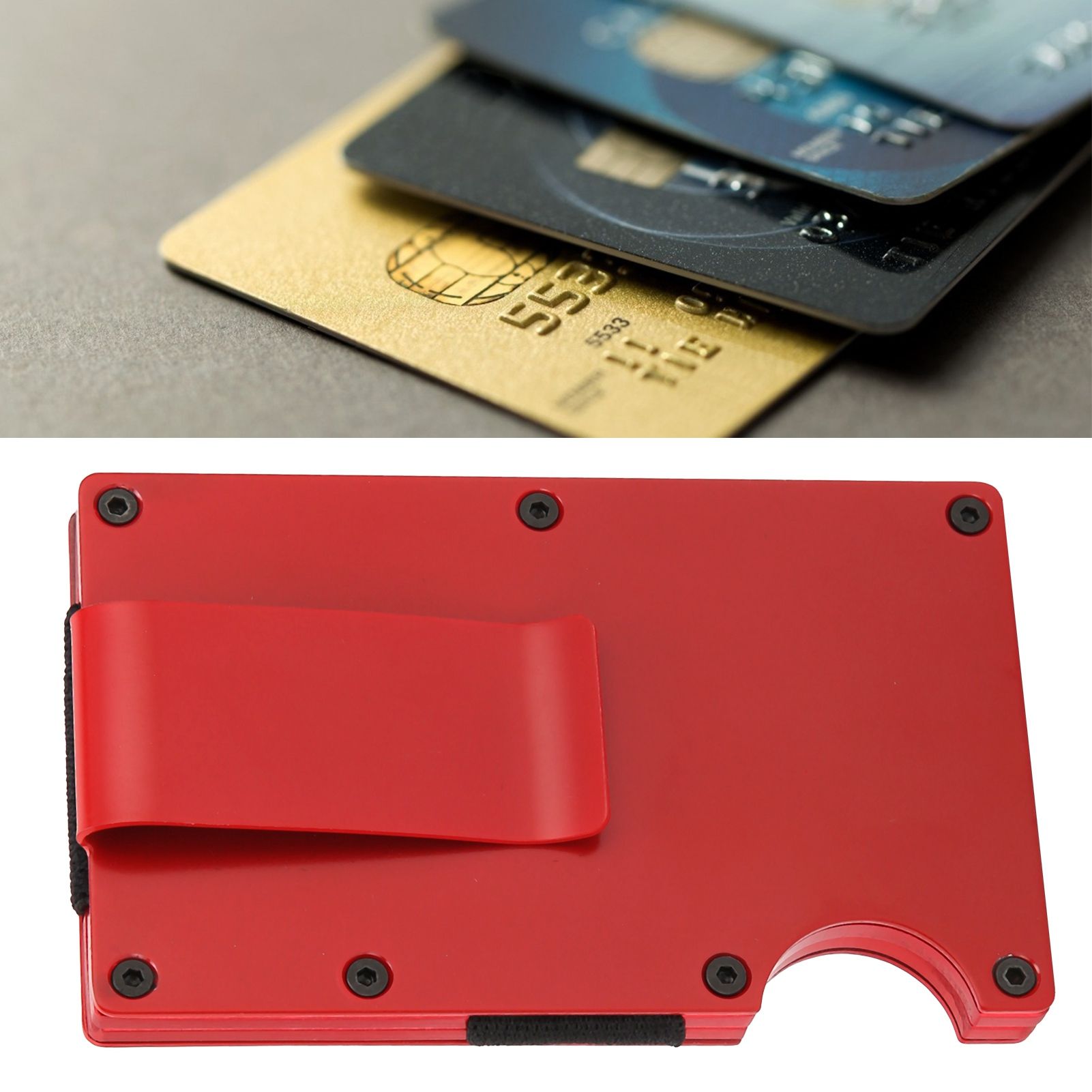 Business Card Case Portable Cardcase Fashion Stainless Steel Card Box Wallet view 12