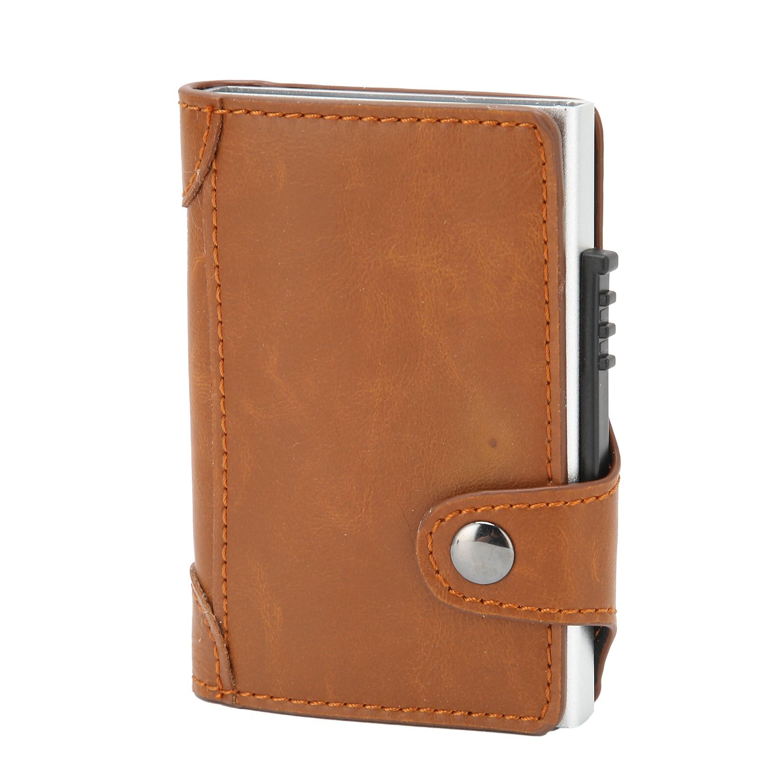 Card Holder Multifunction Fashion Wallet Aluminum Alloy AntiTheft Credit Card view 3
