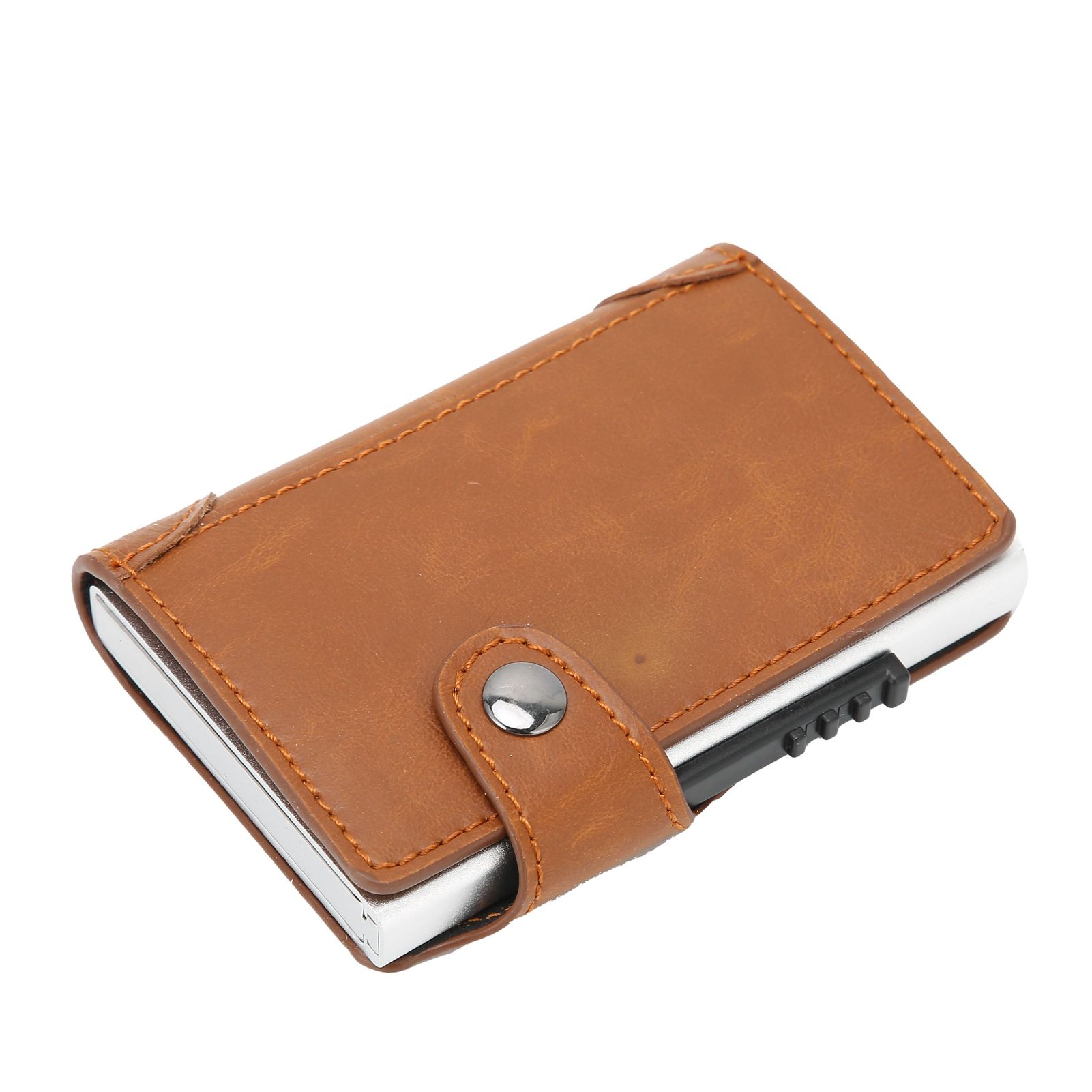 Card Holder Multifunction Fashion Wallet Aluminum Alloy AntiTheft Credit Card view 4