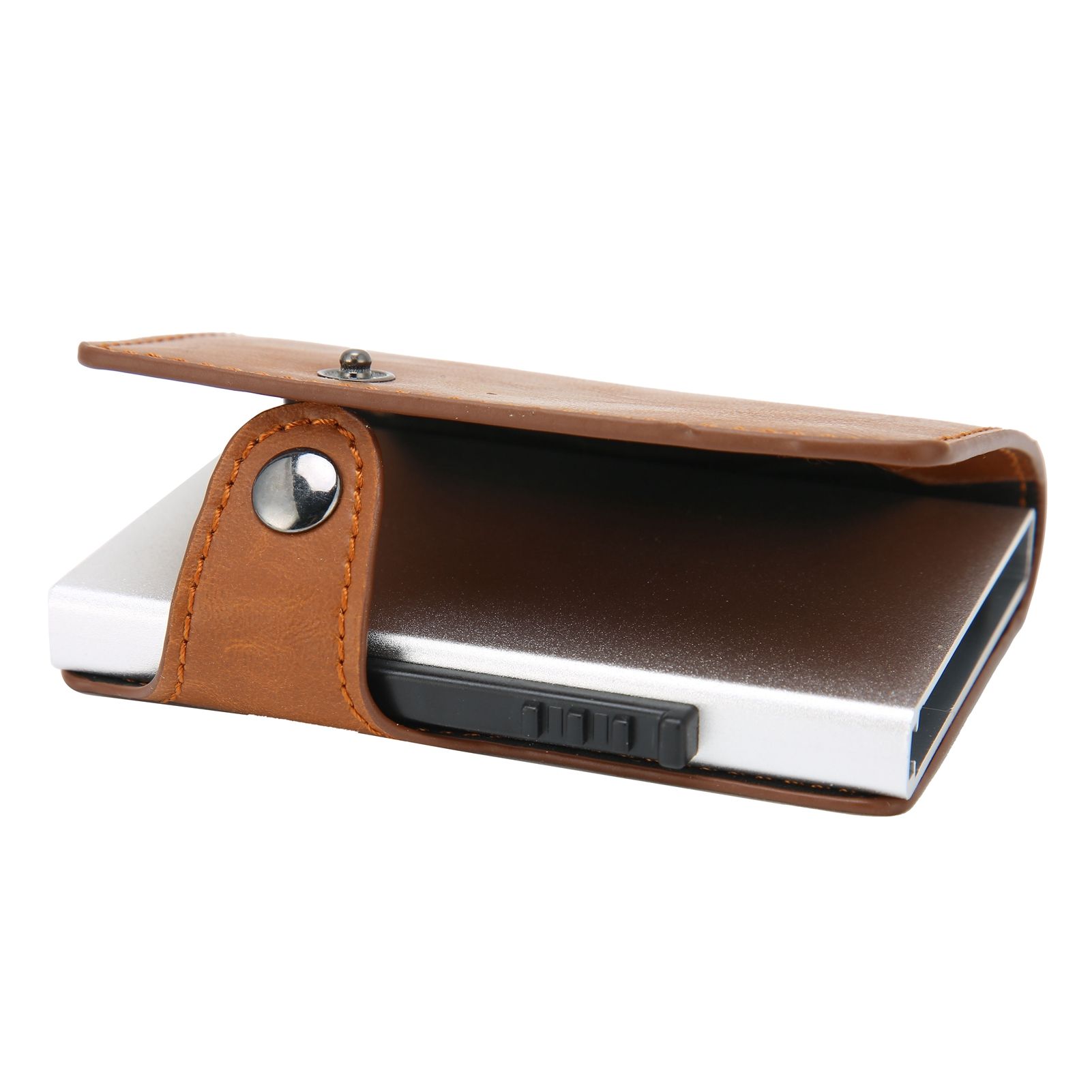 Card Holder Multifunction Fashion Wallet Aluminum Alloy AntiTheft Credit Card view 6